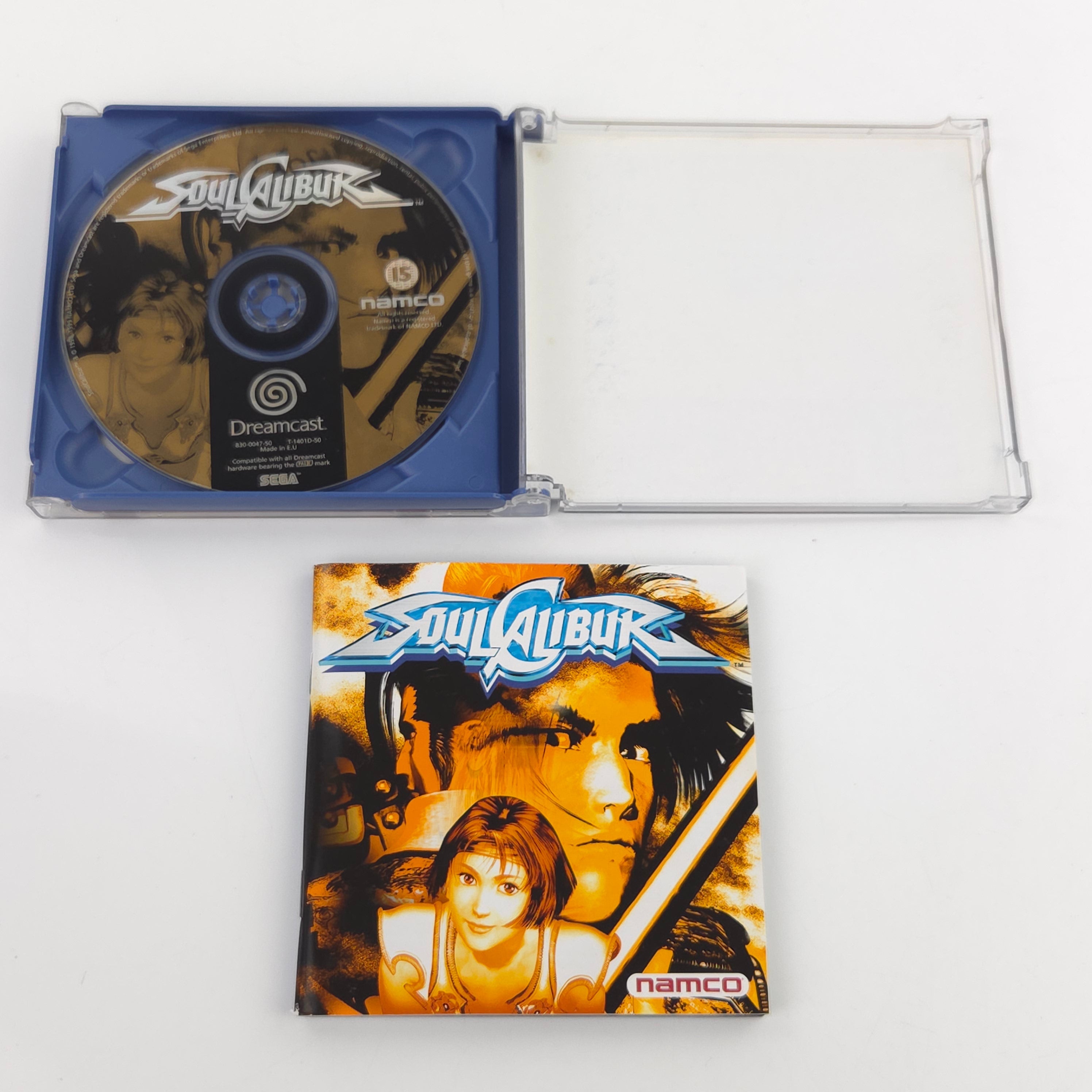 Sega Dreamcast Spiel Soulcalibur PAL DC OVP CIB Namco