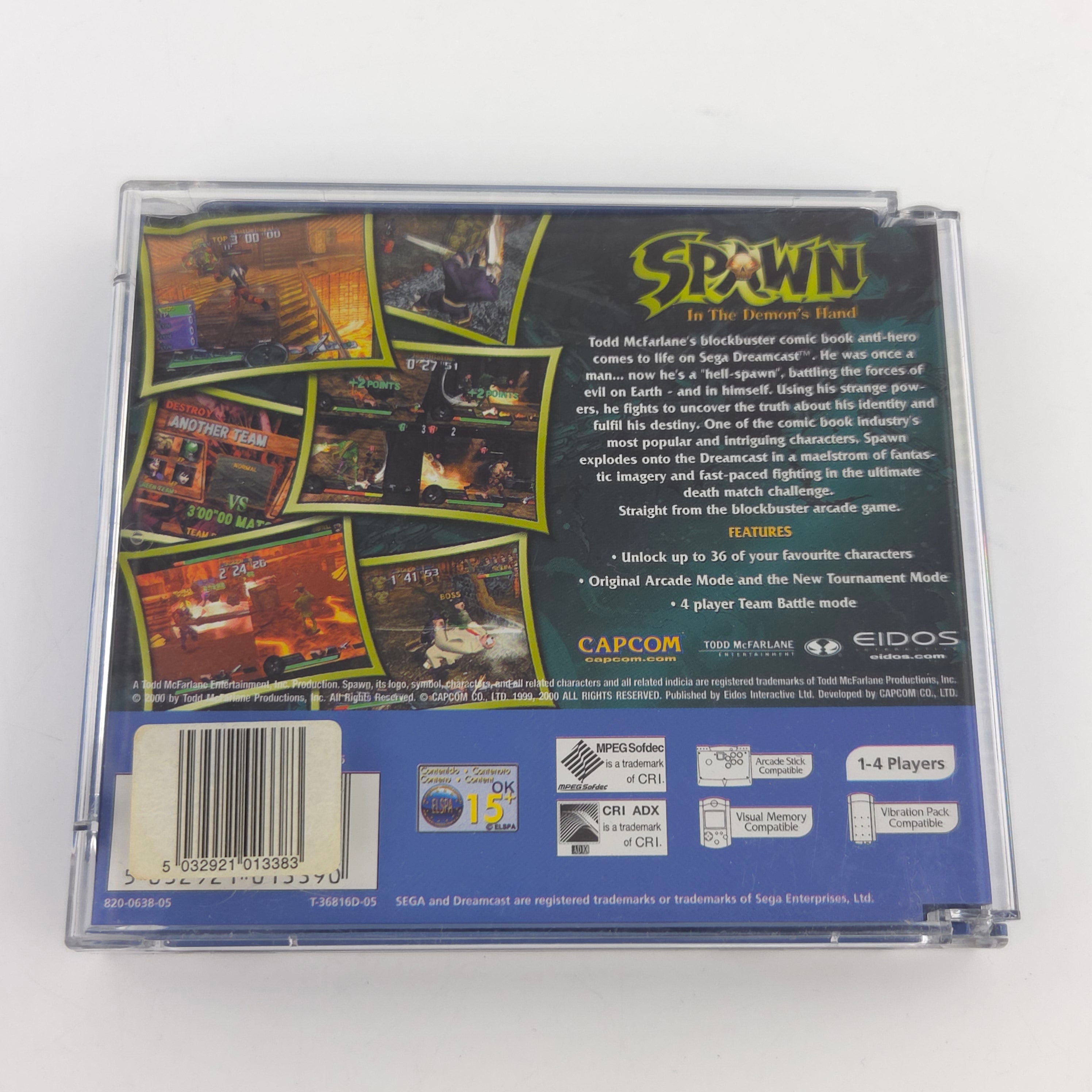 Sega Dreamcast Spiel Spawn In The Demon´s Hand OVP PAL