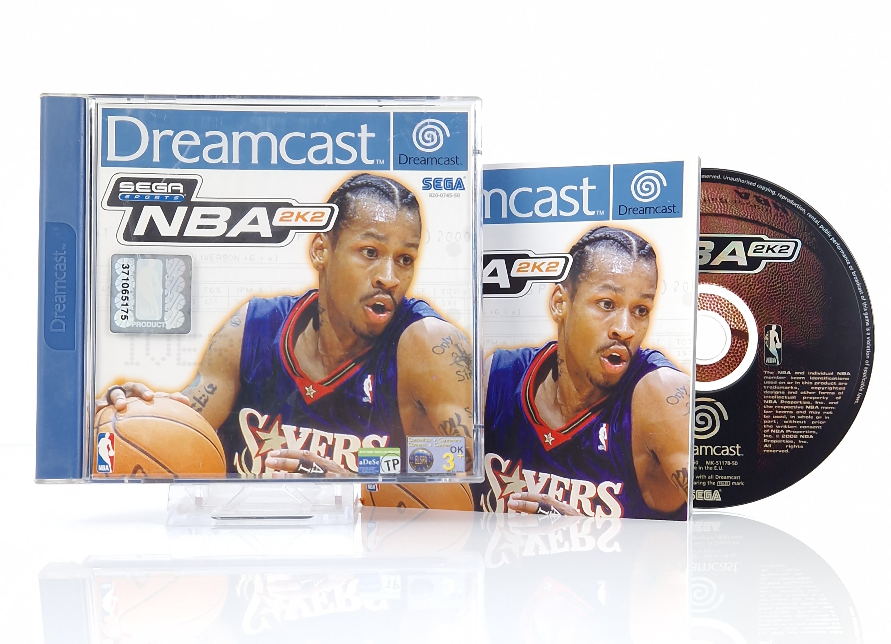 Sega Dreamcast Spiel – Sega Sports NBA 2K2 OVP CIB