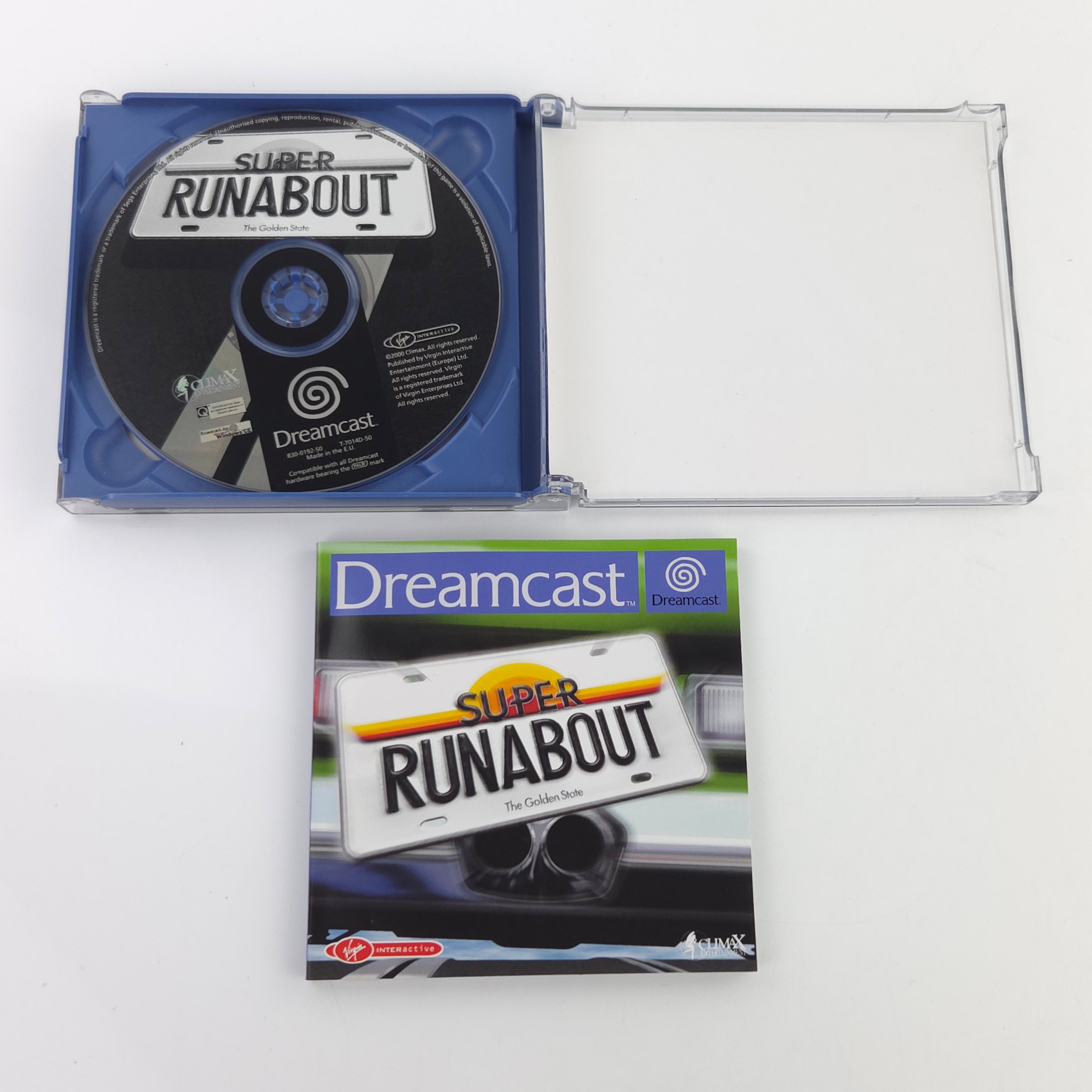 Sega Dreamcast Spiel Super Runabout DC OVP PAL CIB