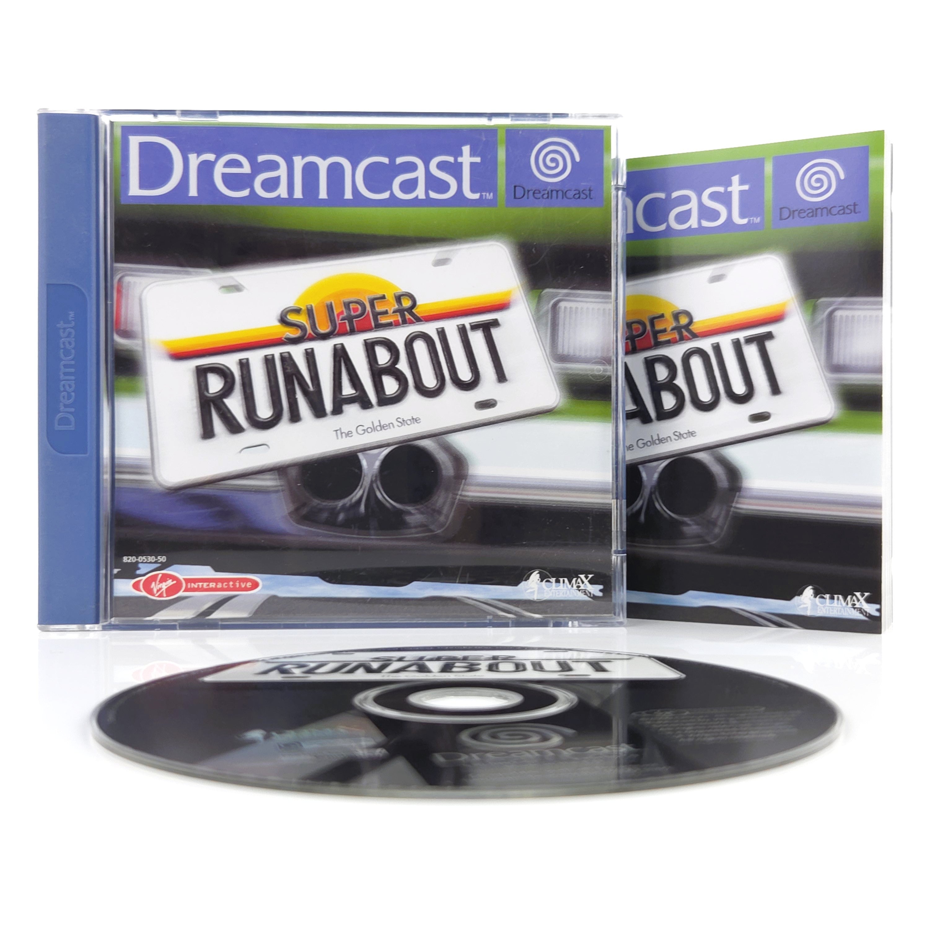 Sega Dreamcast Spiel Super Runabout DC OVP PAL CIB