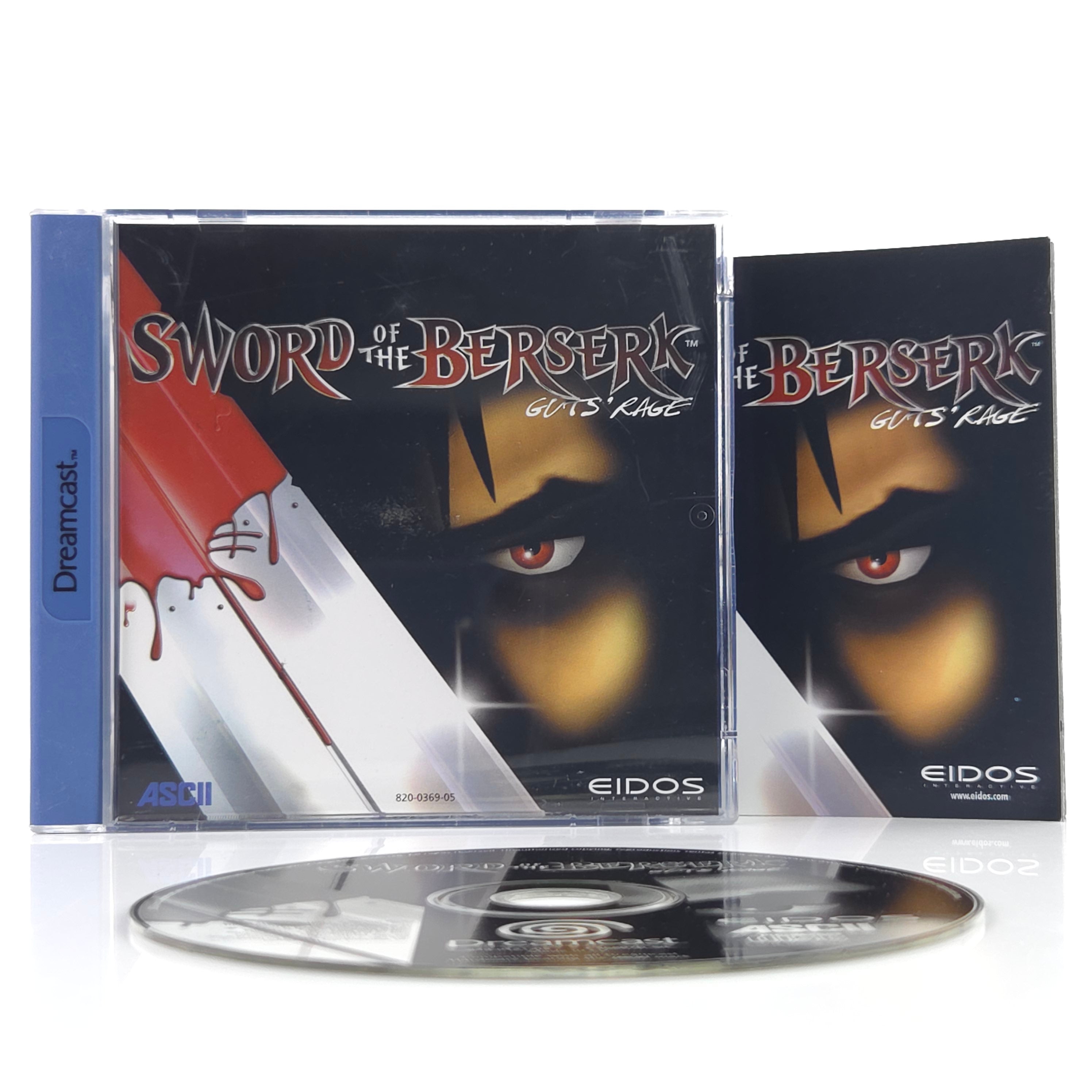 Dreamcast Spiel Sword of the Berserk Guts Rage PAL OVP
