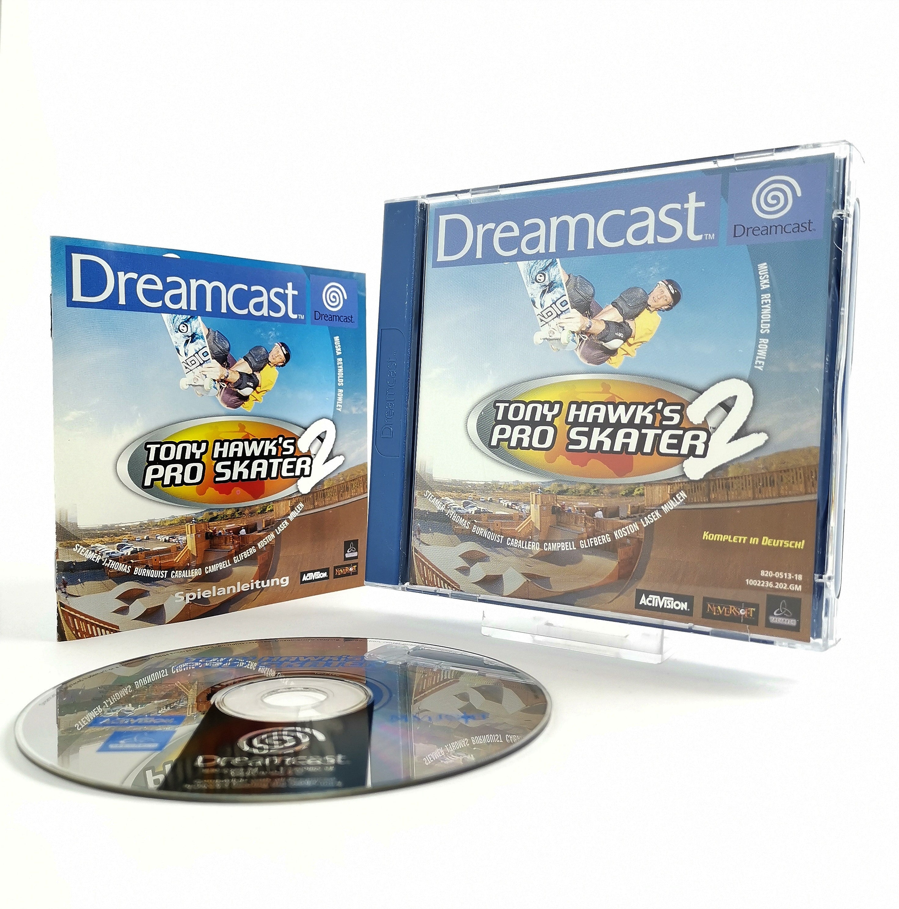 Sega Dreamcast Spiel – Tony Hawk’s Pro Skater 2 OVP PAL