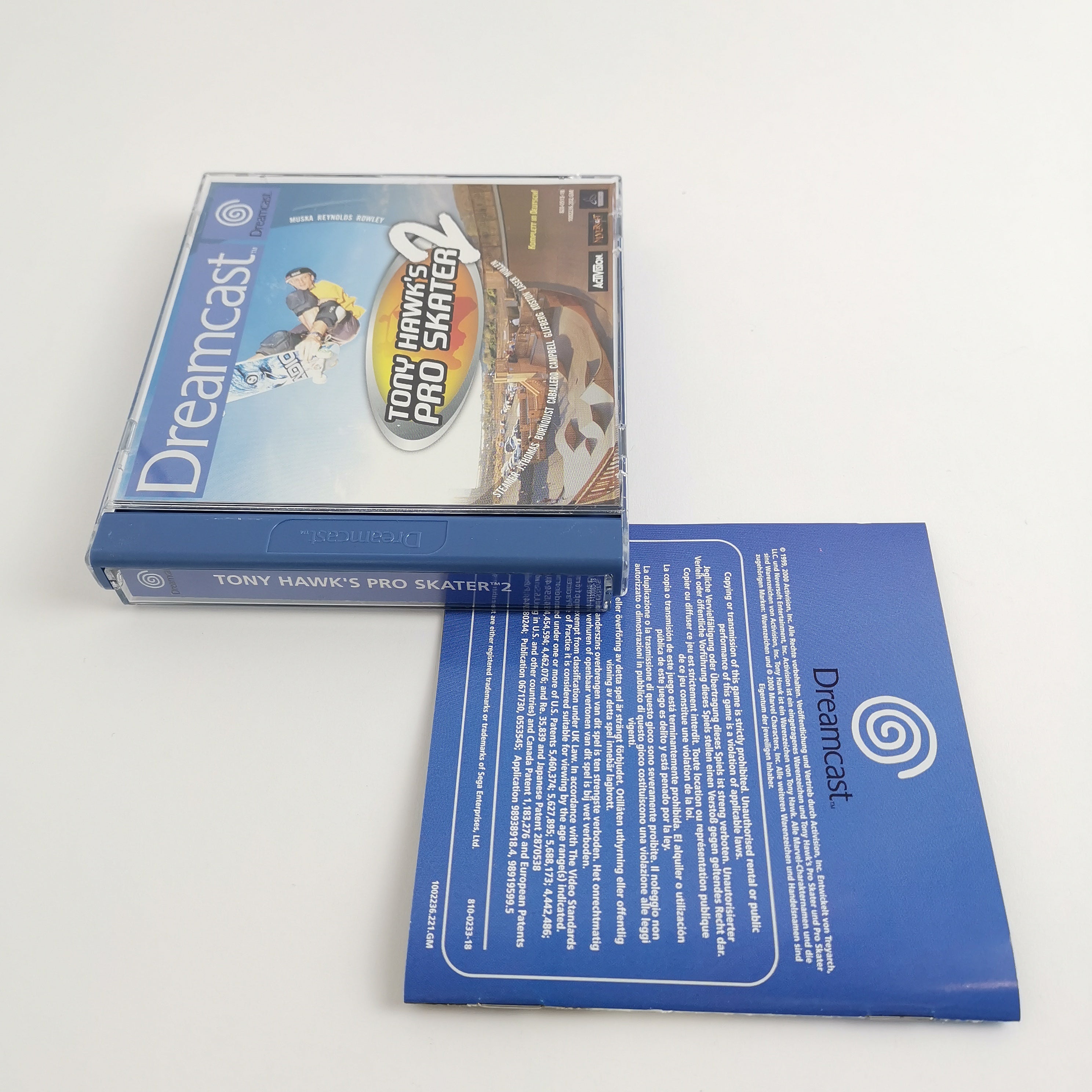 Sega Dreamcast Spiel – Tony Hawk’s Pro Skater 2 OVP PAL