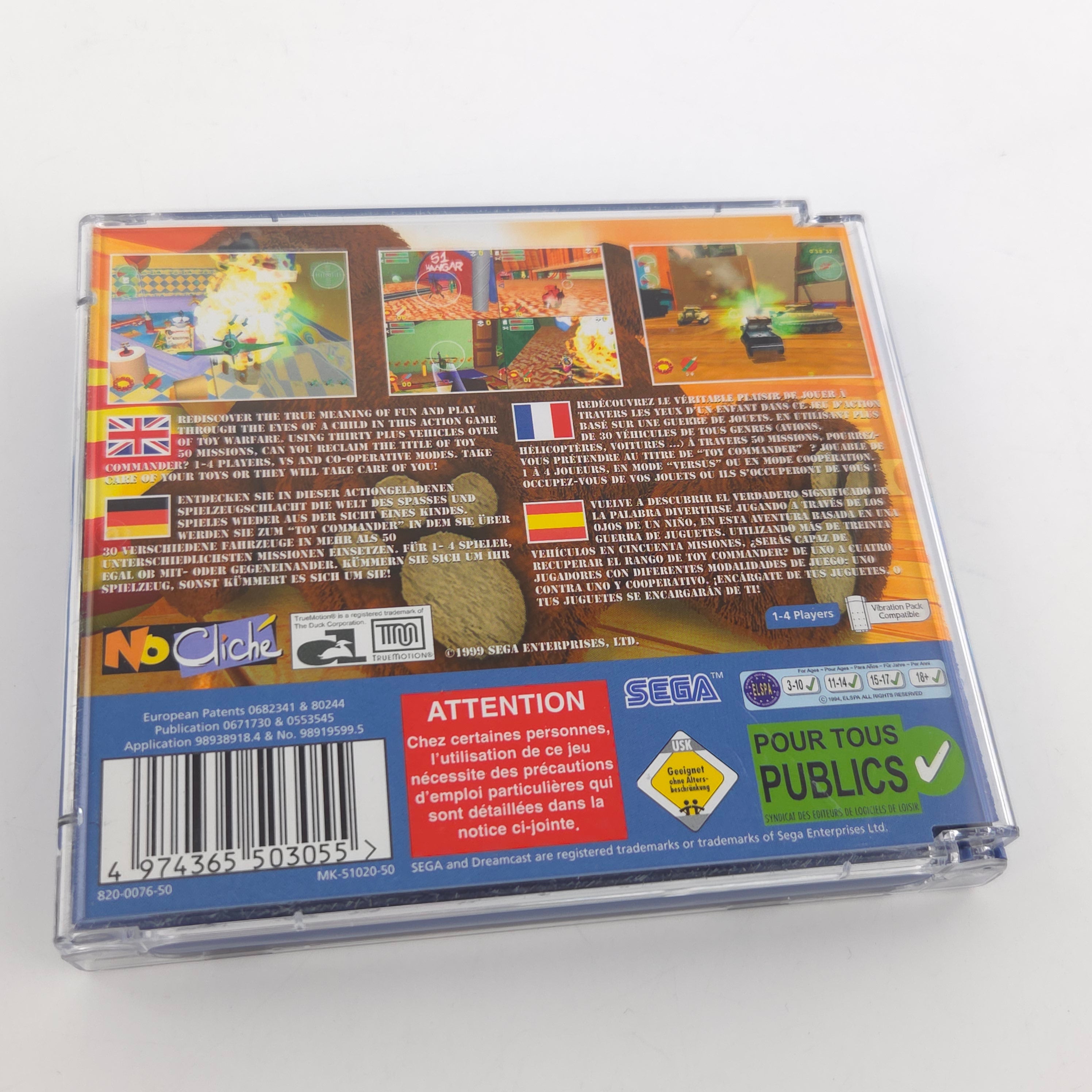 Sega Dreamcast Spiel Toy Commander DC OVP CIB PAL EUR