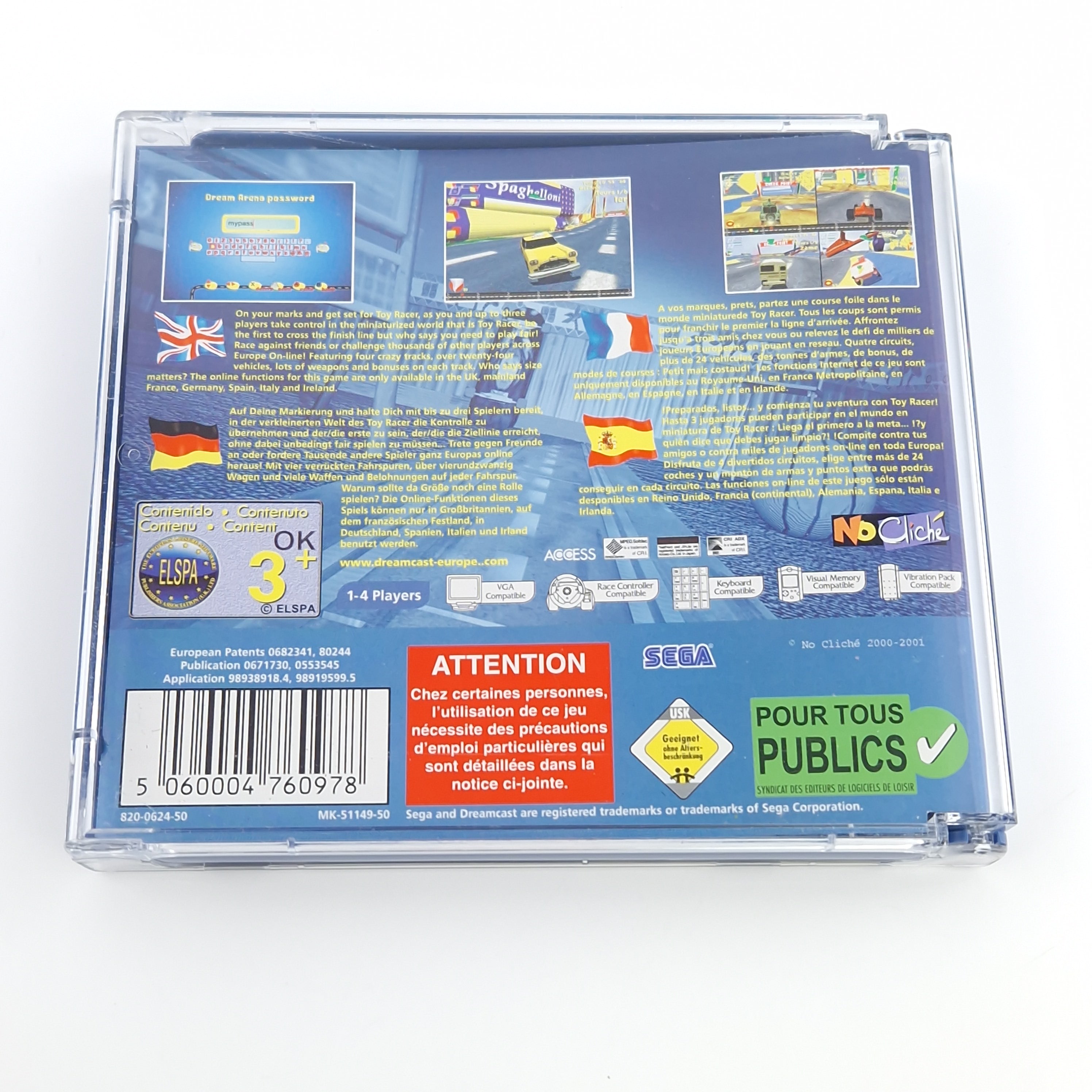 Sega Dreamcast Spiel – Toy Racer OVP CD Anleitung