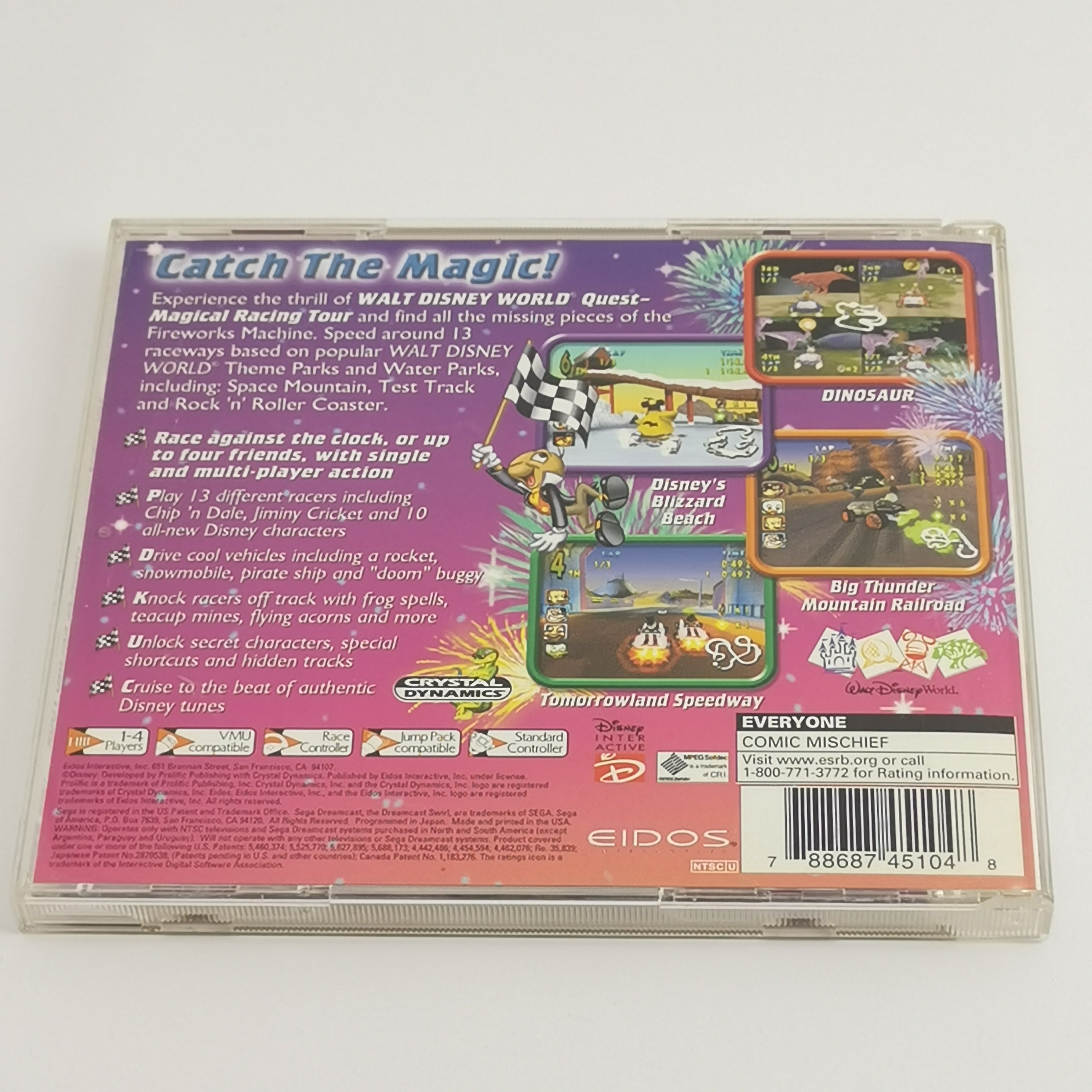 Sega Dreamcast Spiel – Walt Disney World Magical Racing USA
