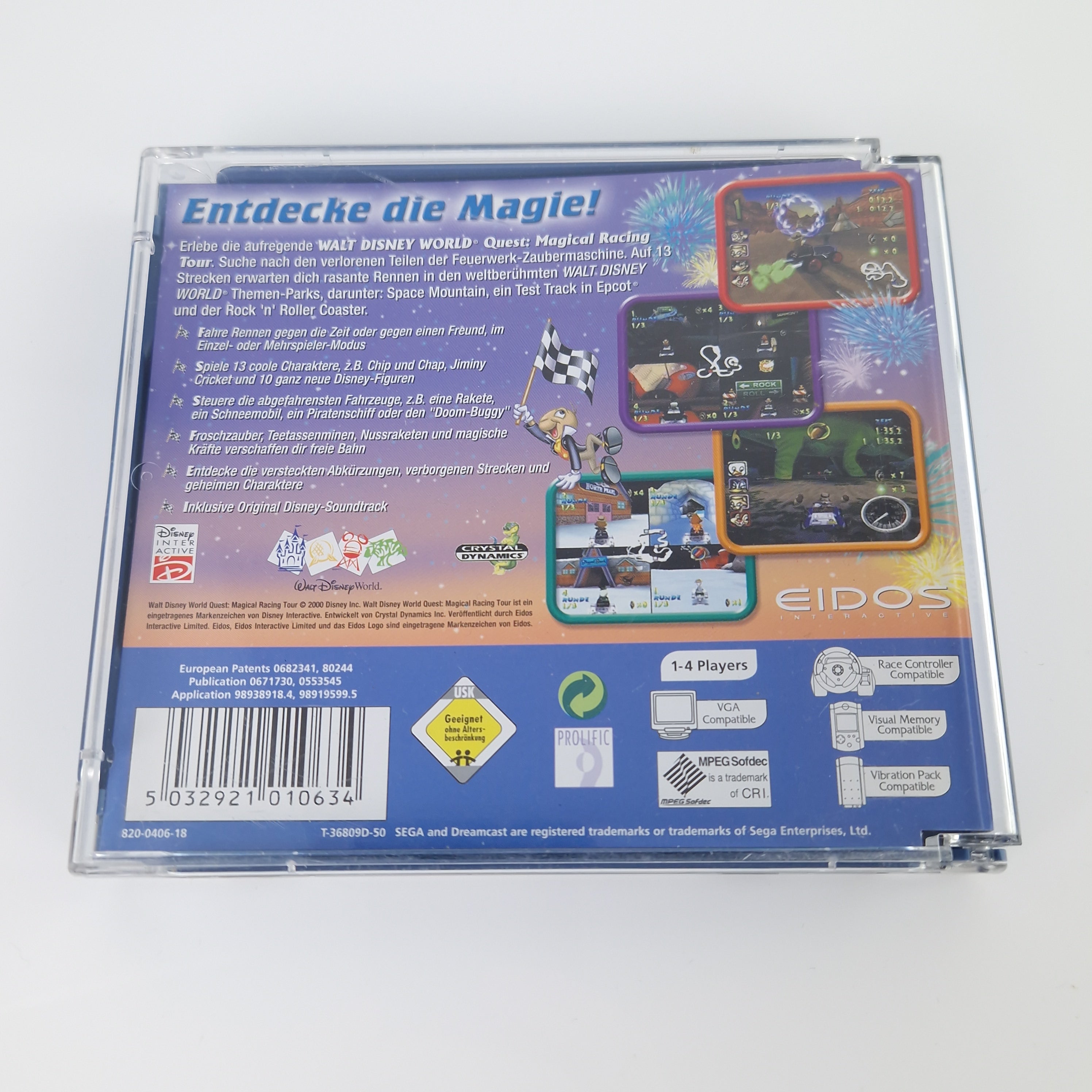 Sega Dreamcast Spiel – Walt Disney World Quest OVP
