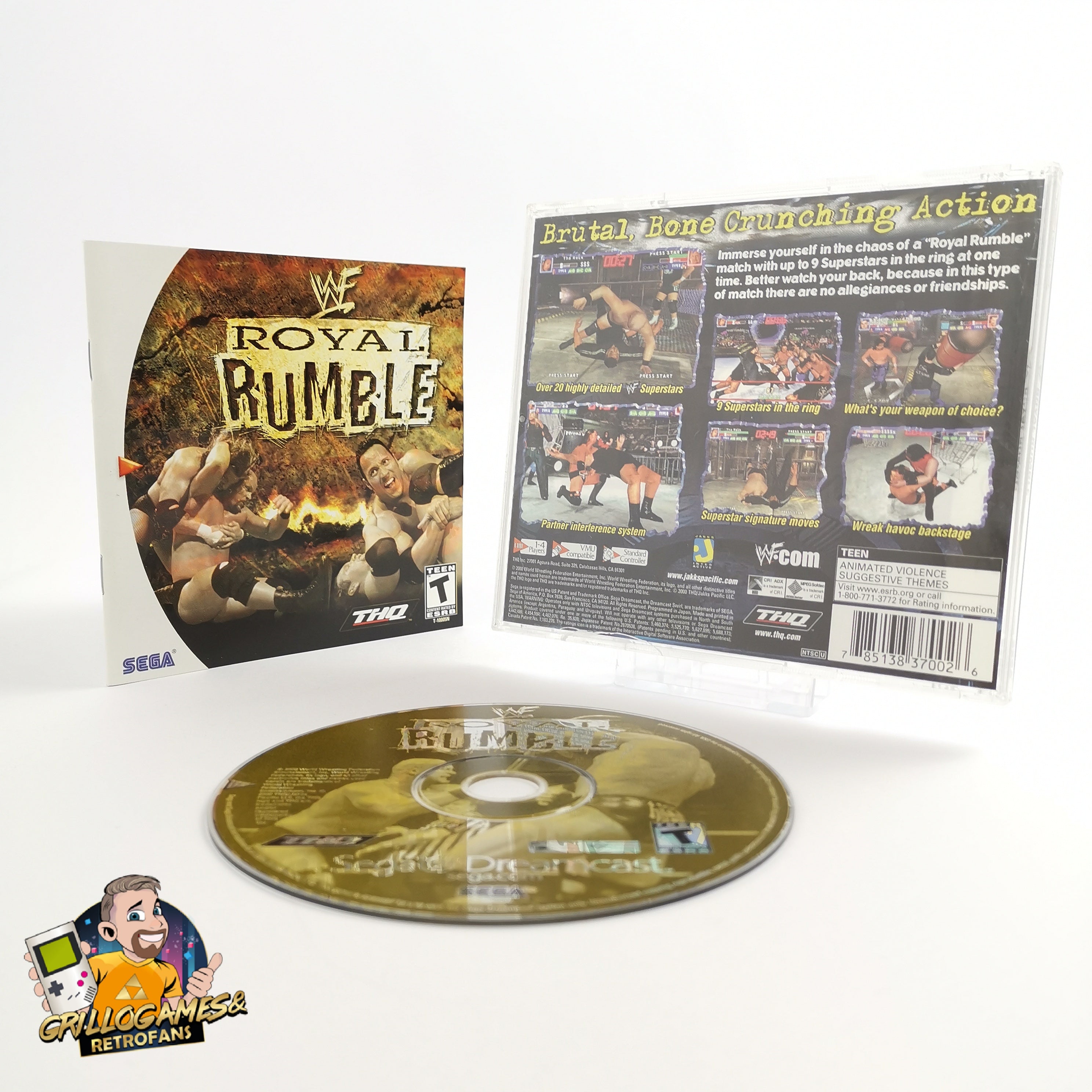 Sega Dreamcast Spiel ’ WWF Royal Rumble ’ DC Wrestling OVP | NTSC-U/C USA