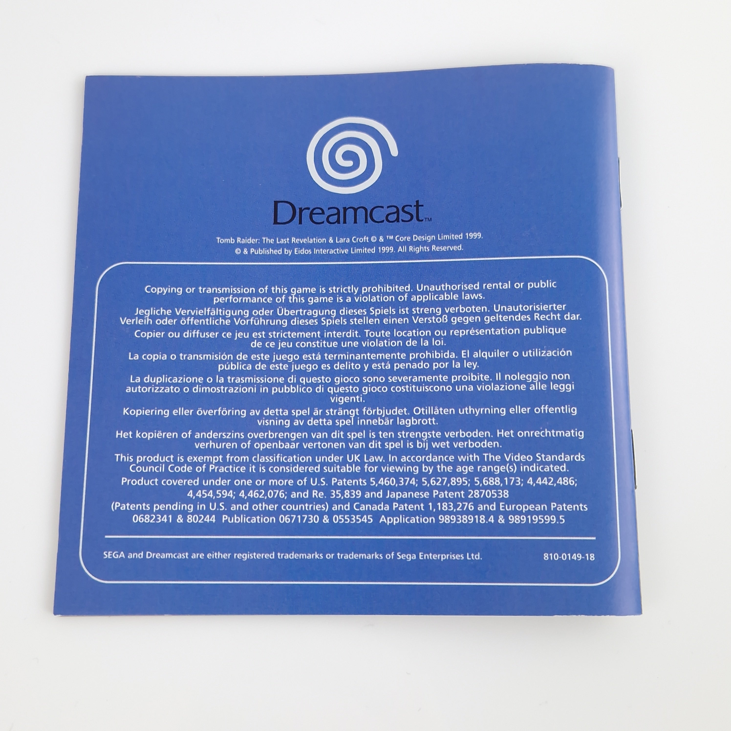 Sega Dreamcast Spiel – Tomb Raider IV und Chronik Bundle