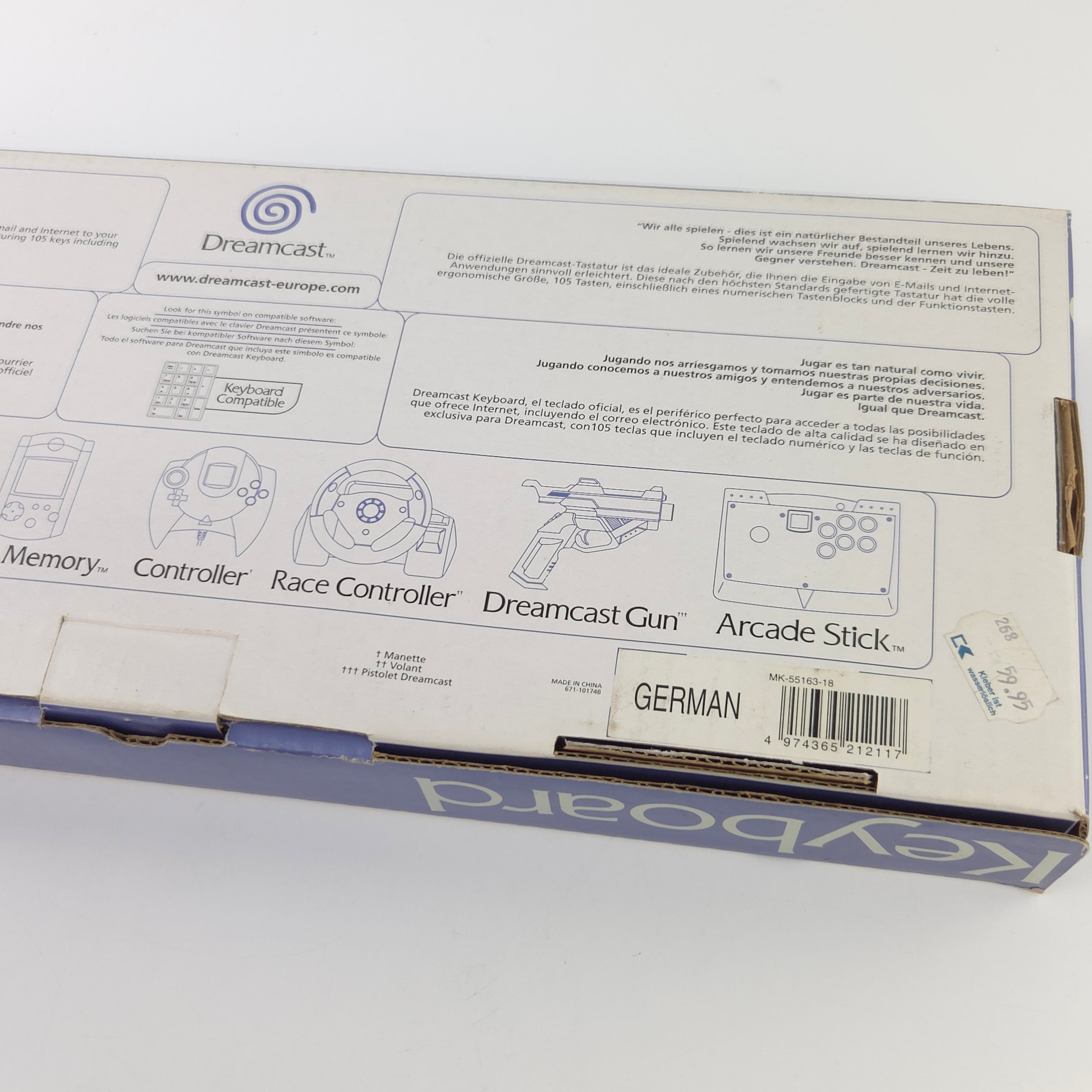 Sega Dreamcast Tastatur Original Neu Zubehör