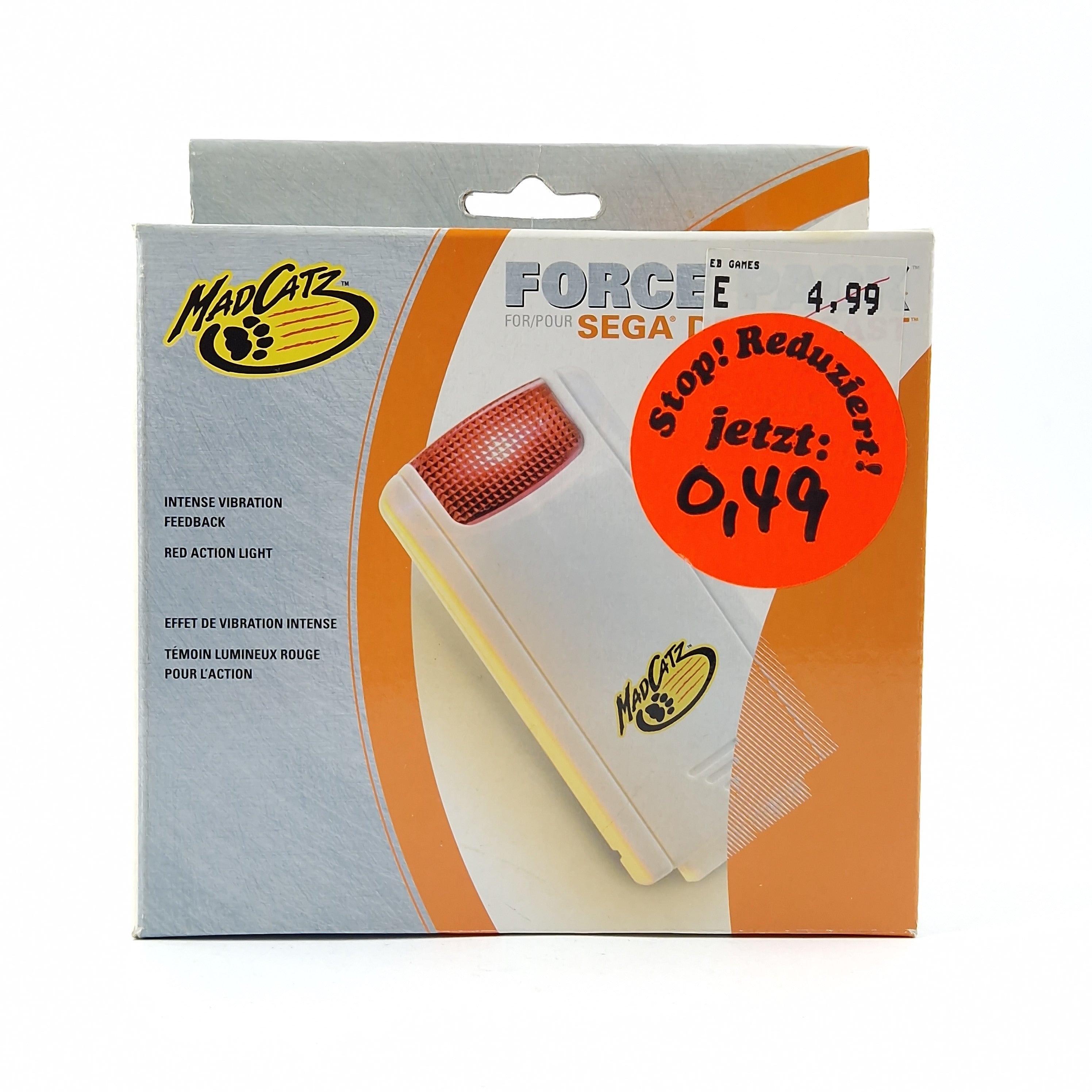Sega Dreamcast Zubehör – Mad Catz Force Pack Neu OVP