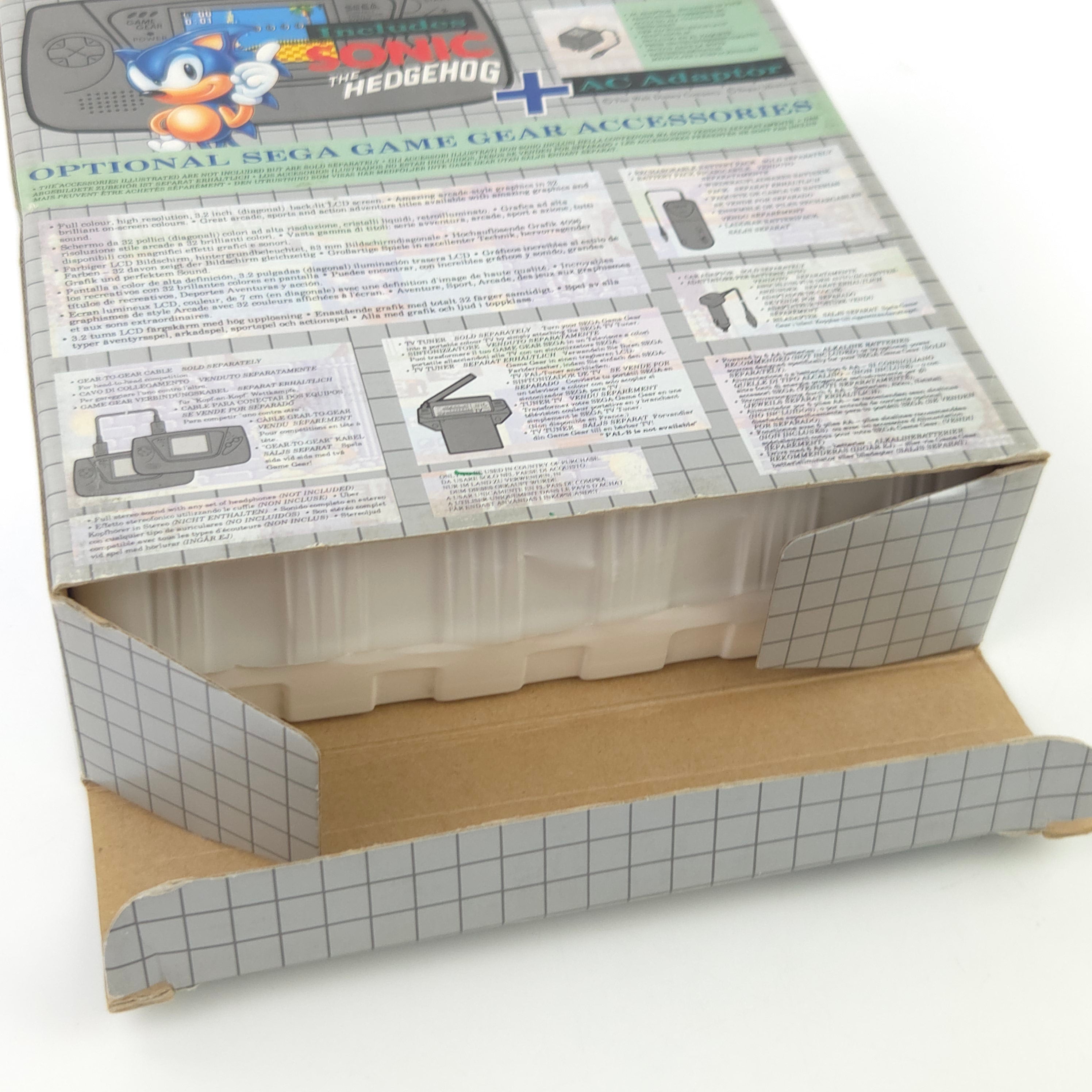 Sega Game Gear Konsole Set Defekt Sonic OVP PAL