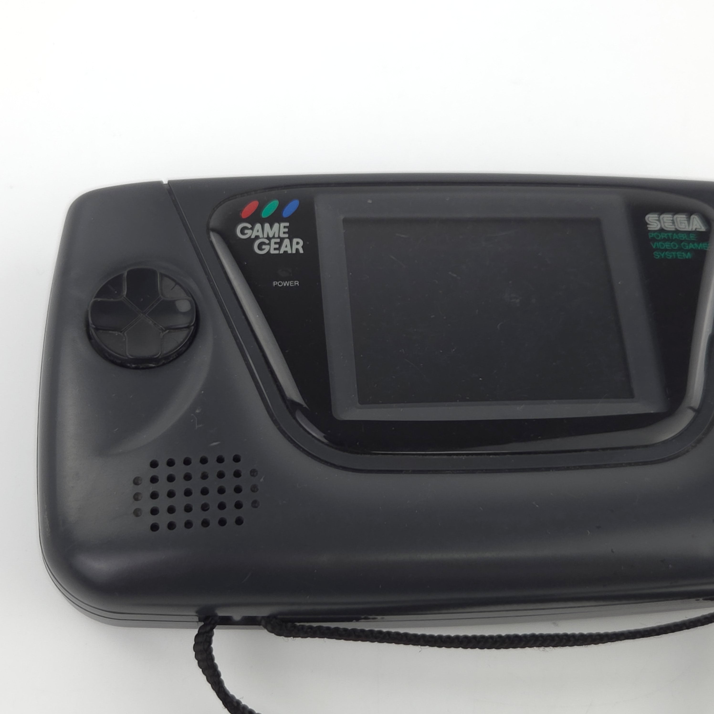 Sega Game Gear Konsole TV Tuner 2 Spiele teildefekt