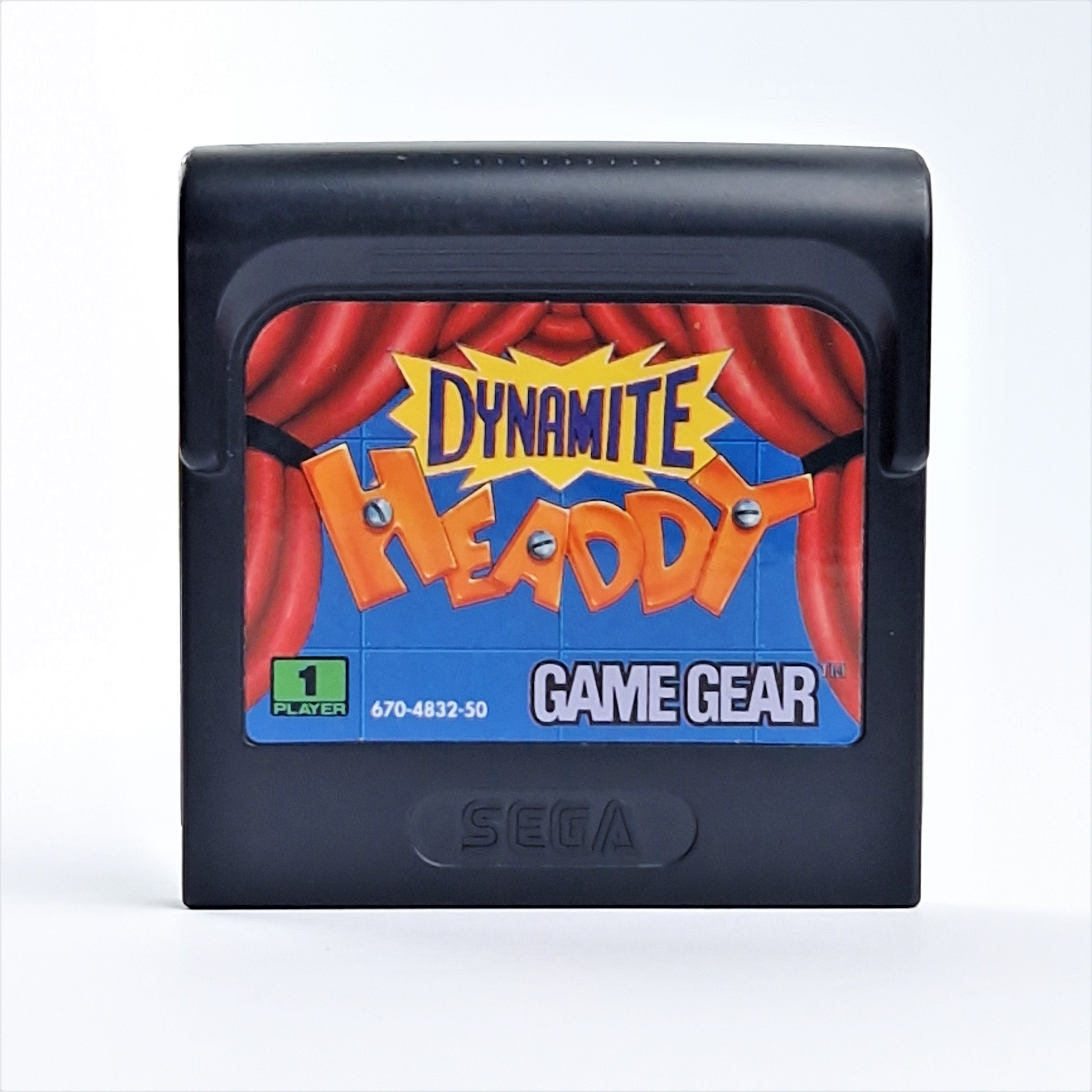 Sega Game Gear Spiel – Dynamite Headdy Modul PAL