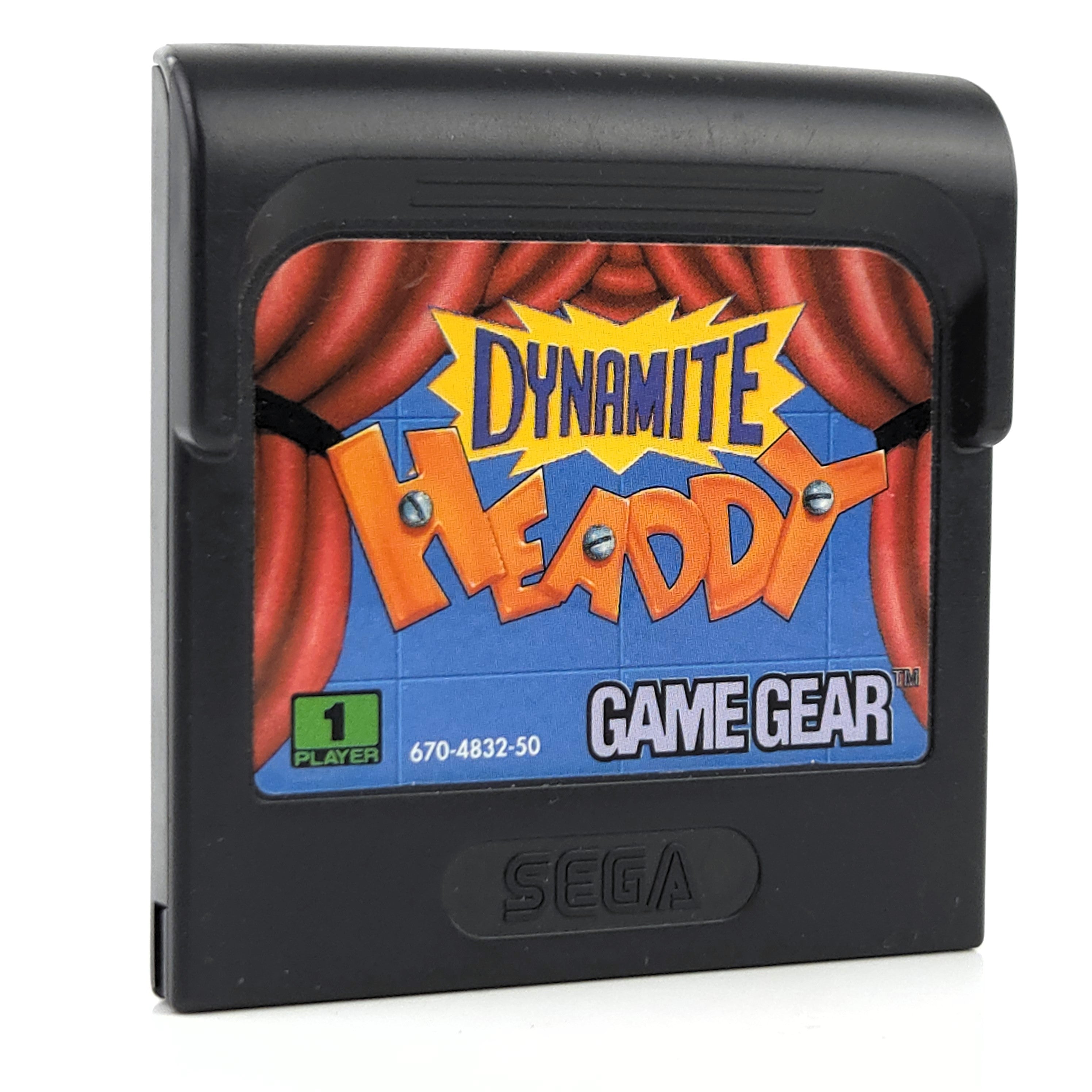 Sega Game Gear Spiel: Dynamite Headdy - Modul PAL Cartridge