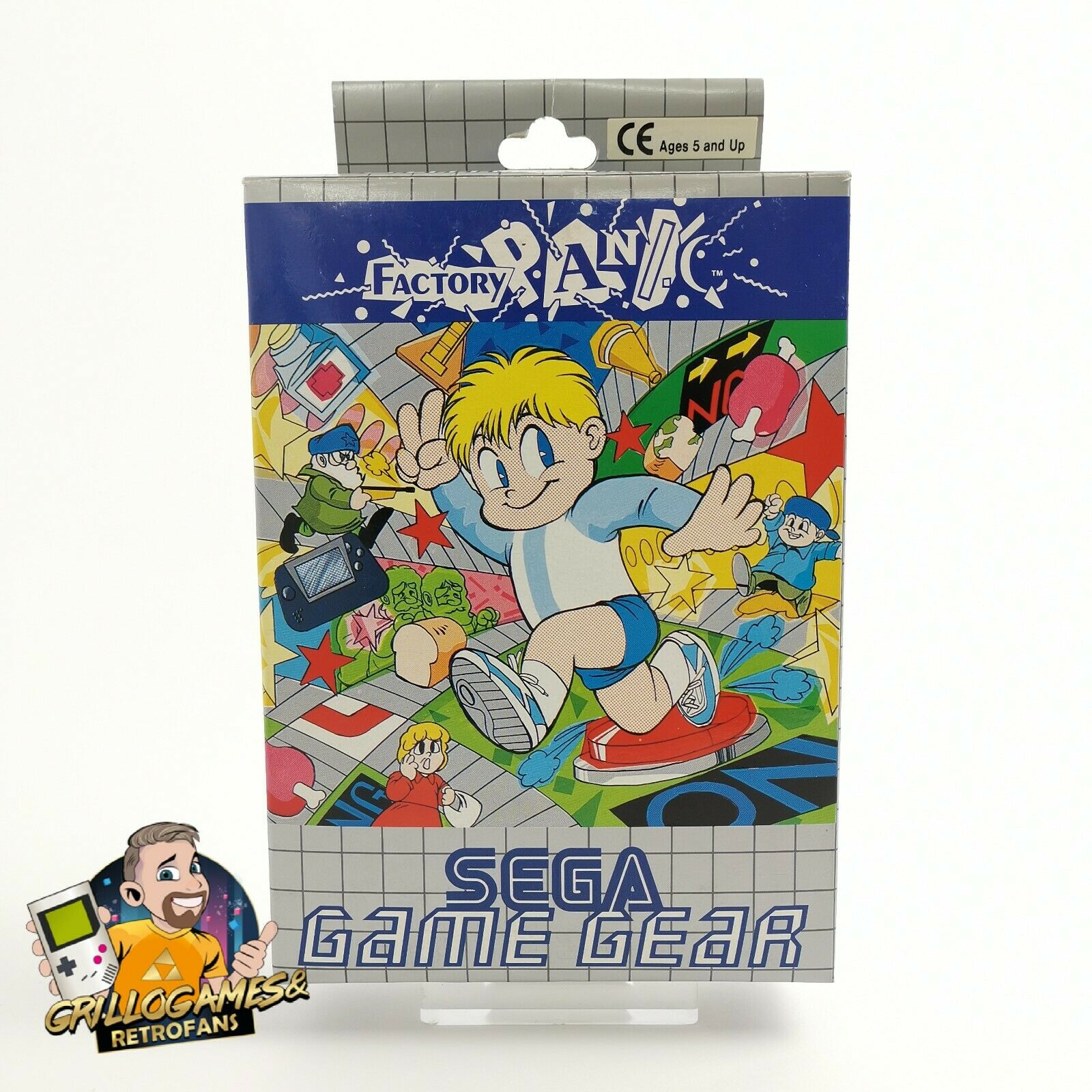 Sega Game Gear Spiel – Factory Panic (OVP PAL)