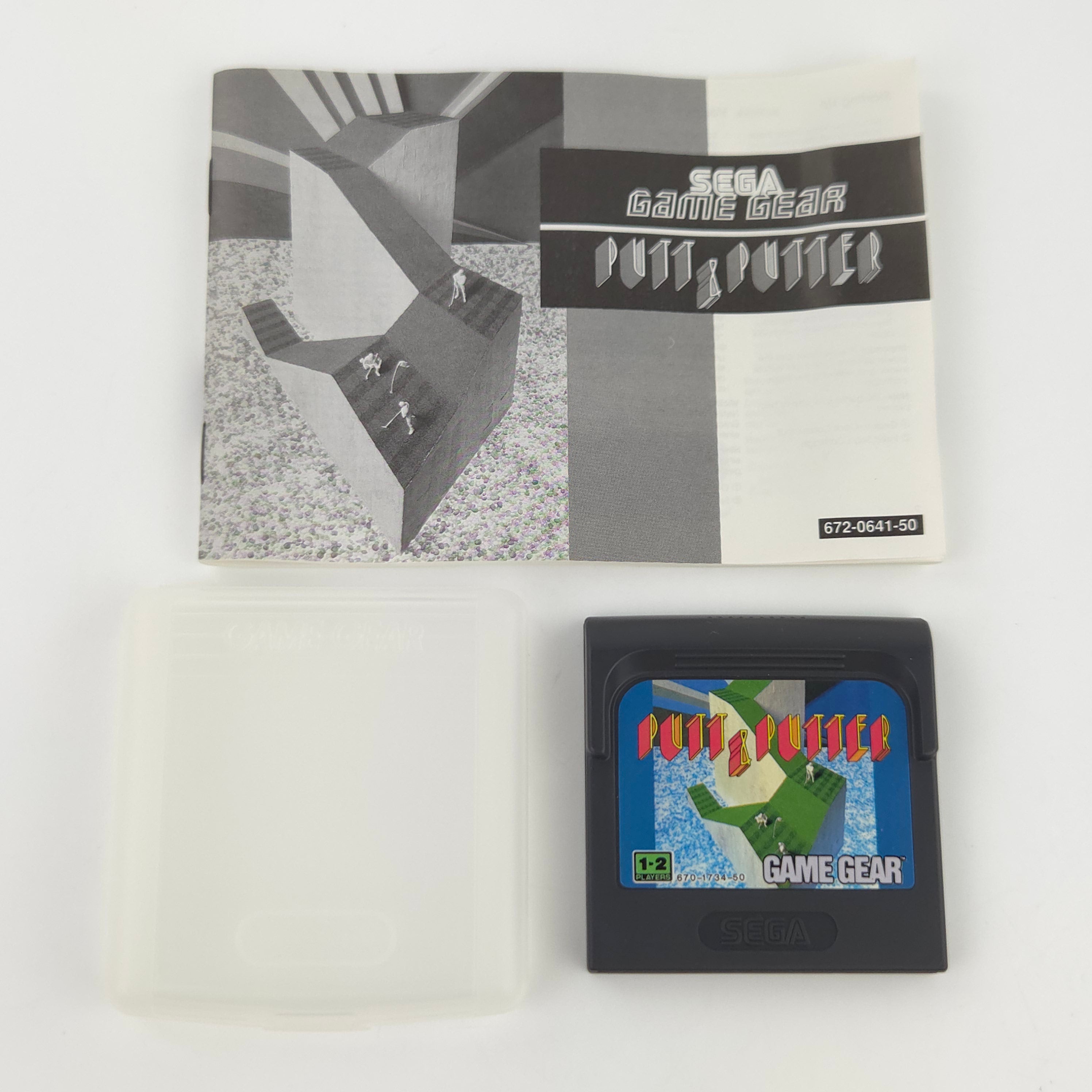Sega Game Gear Spiel Putt & Putter OVP PAL
