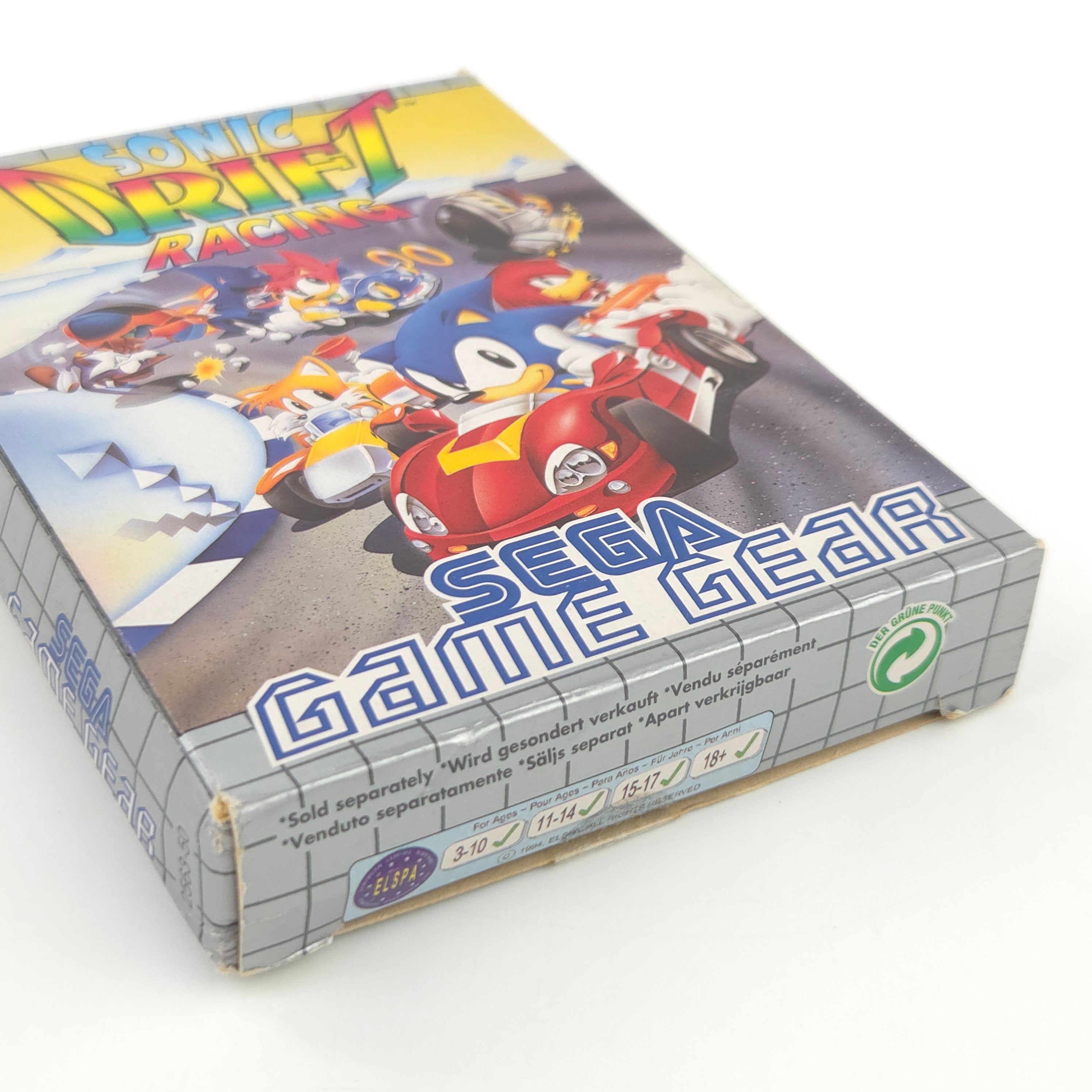 Sega Game Gear Spiel Sonic Drift OVP PAL