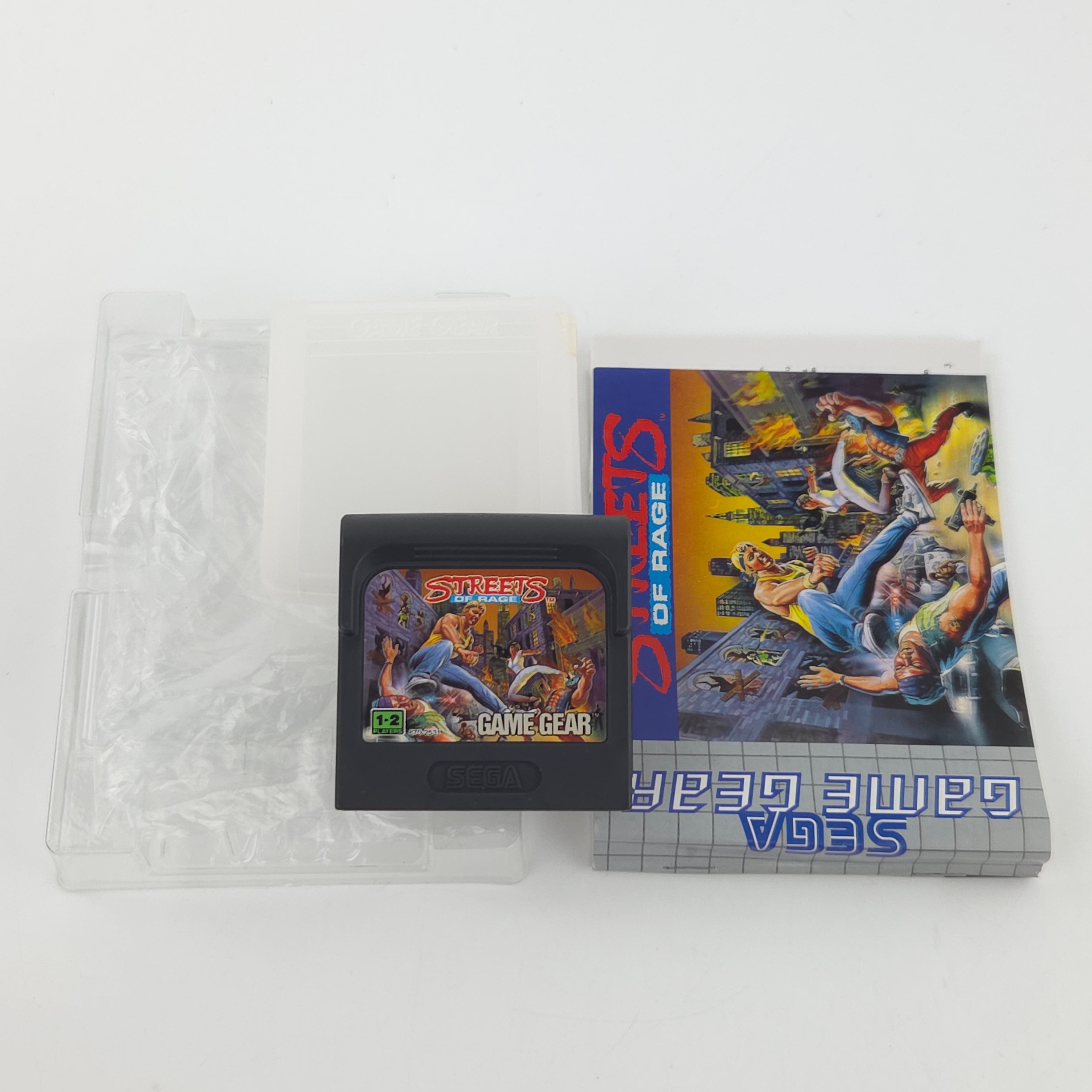 Sega Game Gear Spiel: Streets of Rage - Modul Anleitung OVP (PAL EUR 1992)