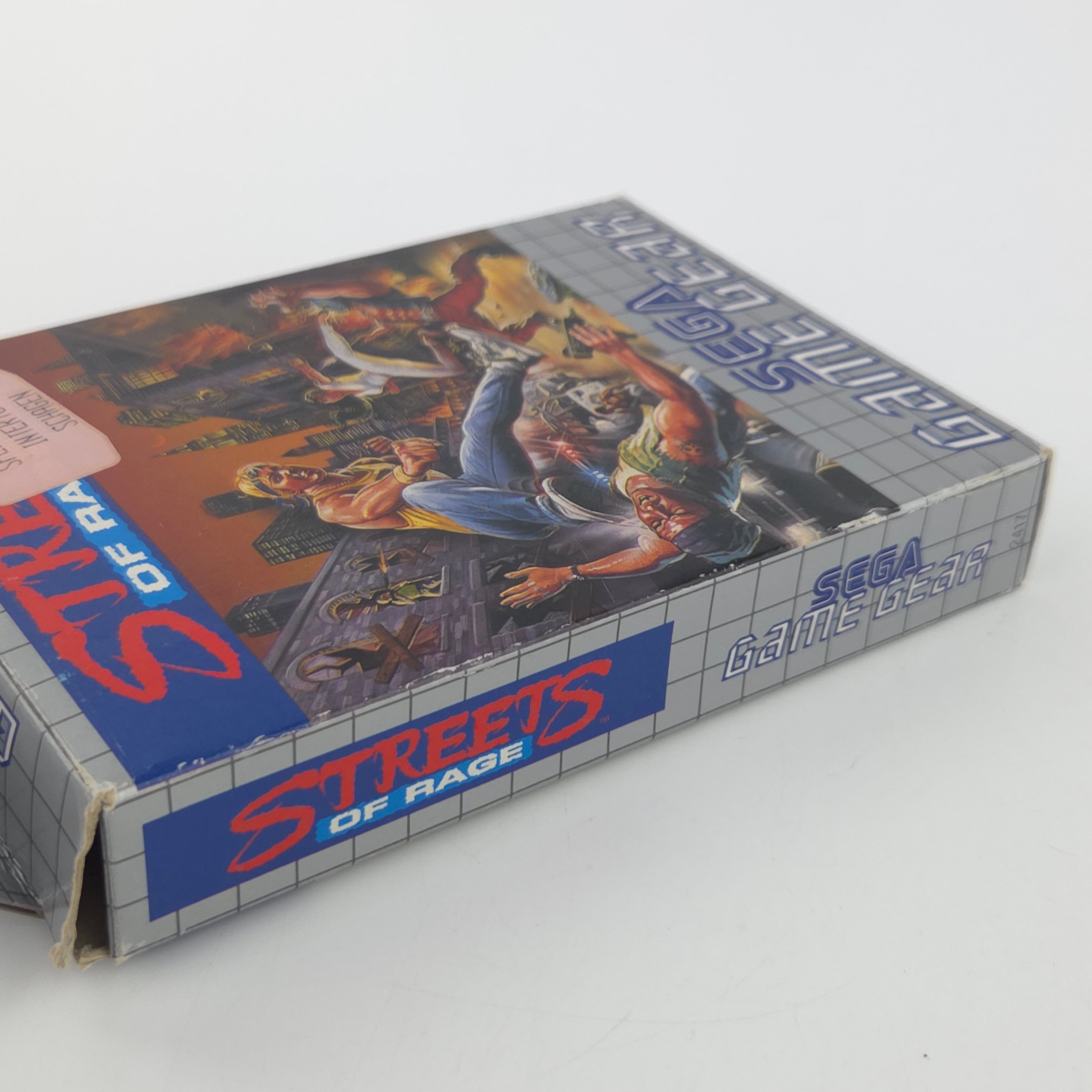 Sega Game Gear Spiel: Streets of Rage - Modul Anleitung OVP (PAL EUR 1992)