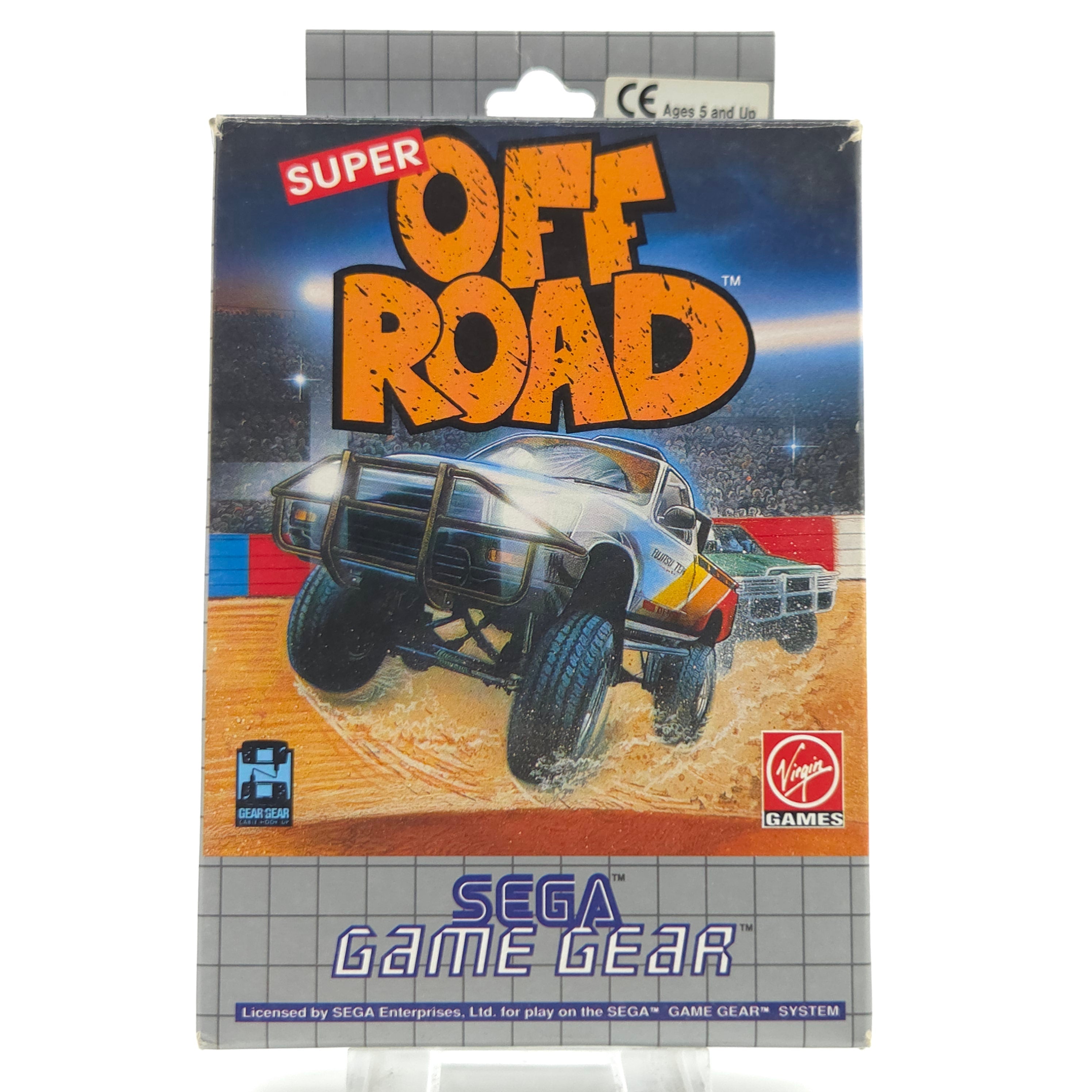 Sega Game Gear Spiel Super Off Road OVP PAL