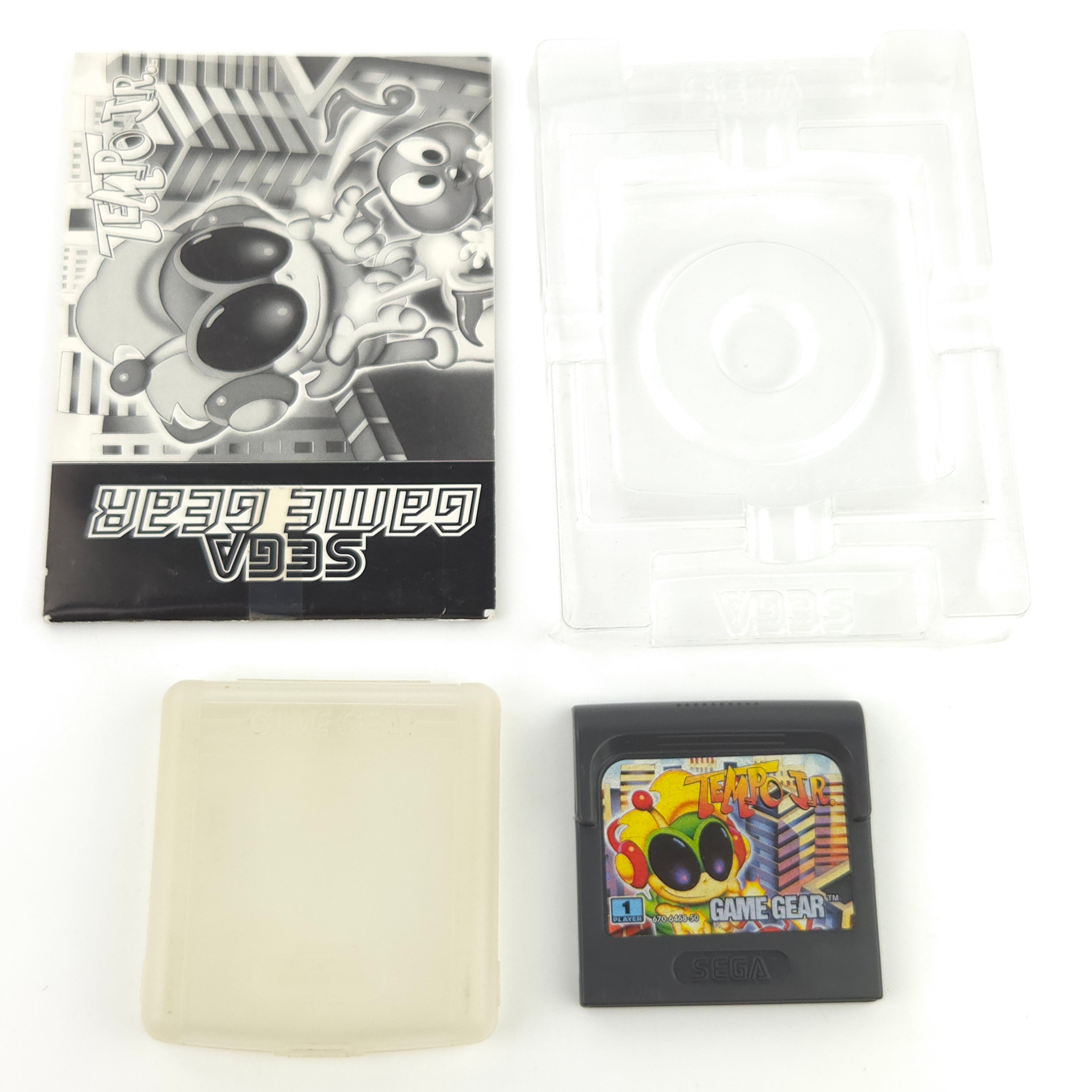 Sega Game Gear Spiel Tempo JR OVP PAL