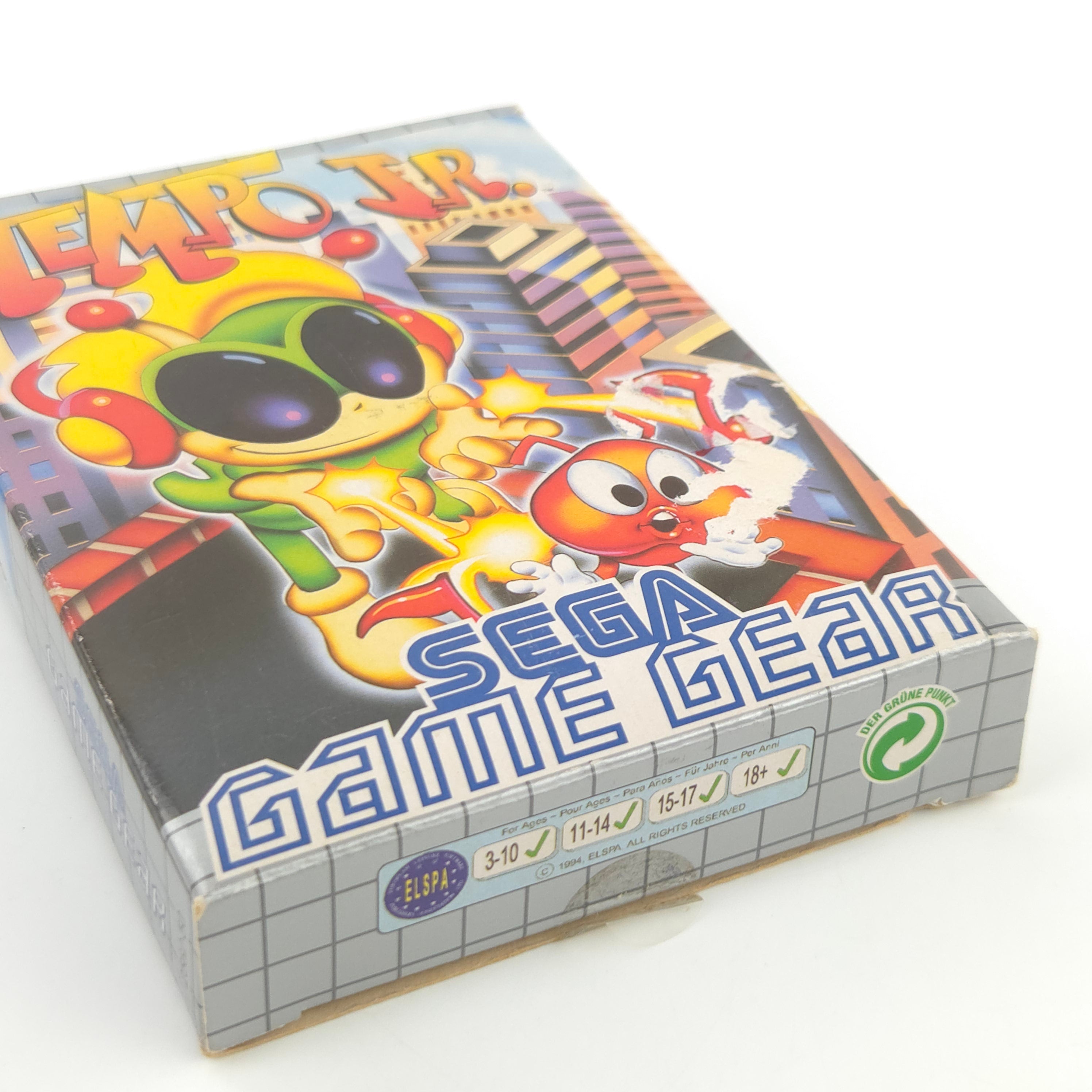 Sega Game Gear Spiel Tempo JR OVP PAL