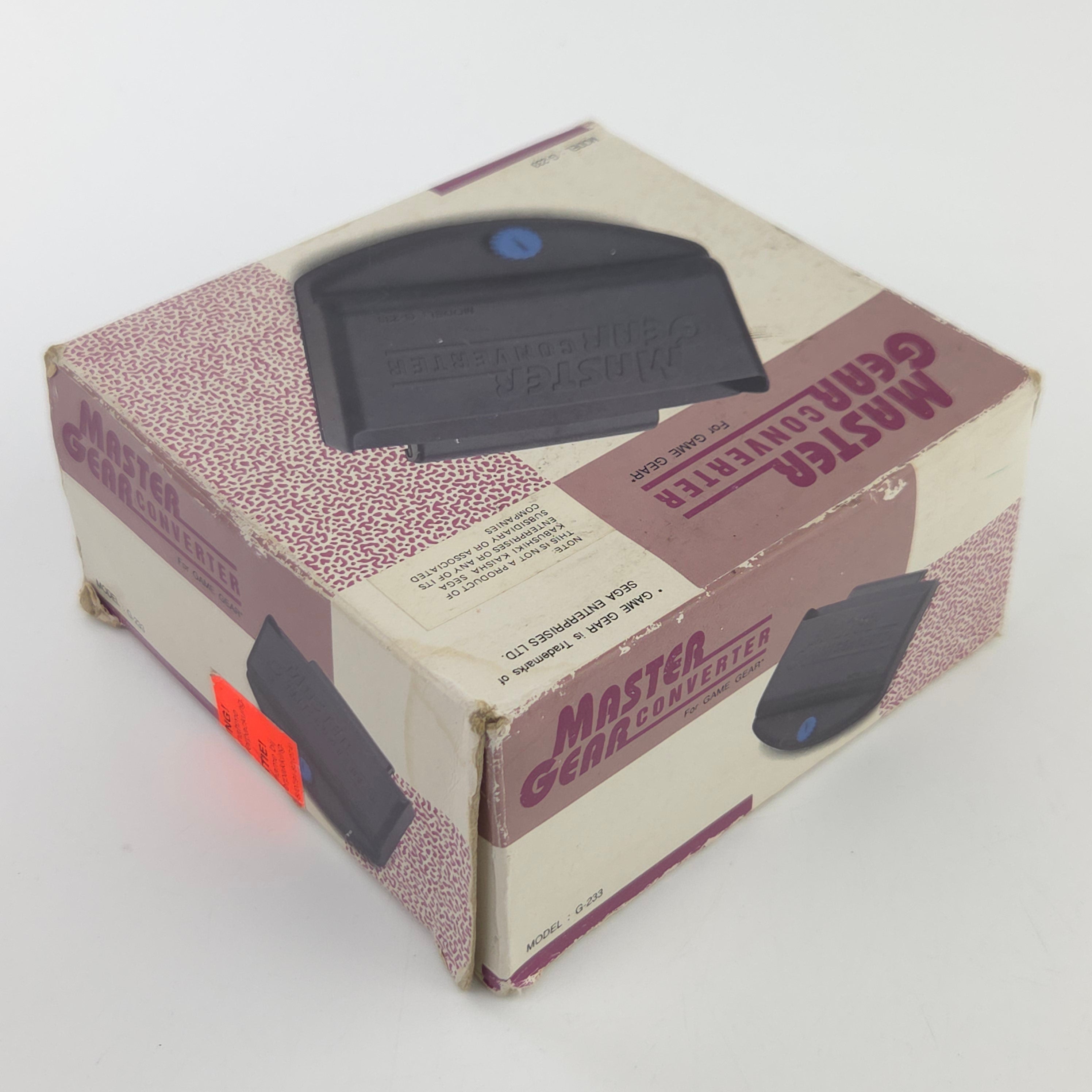 Sega Game Gear Zubehör Master Gear Converter OVP PAL