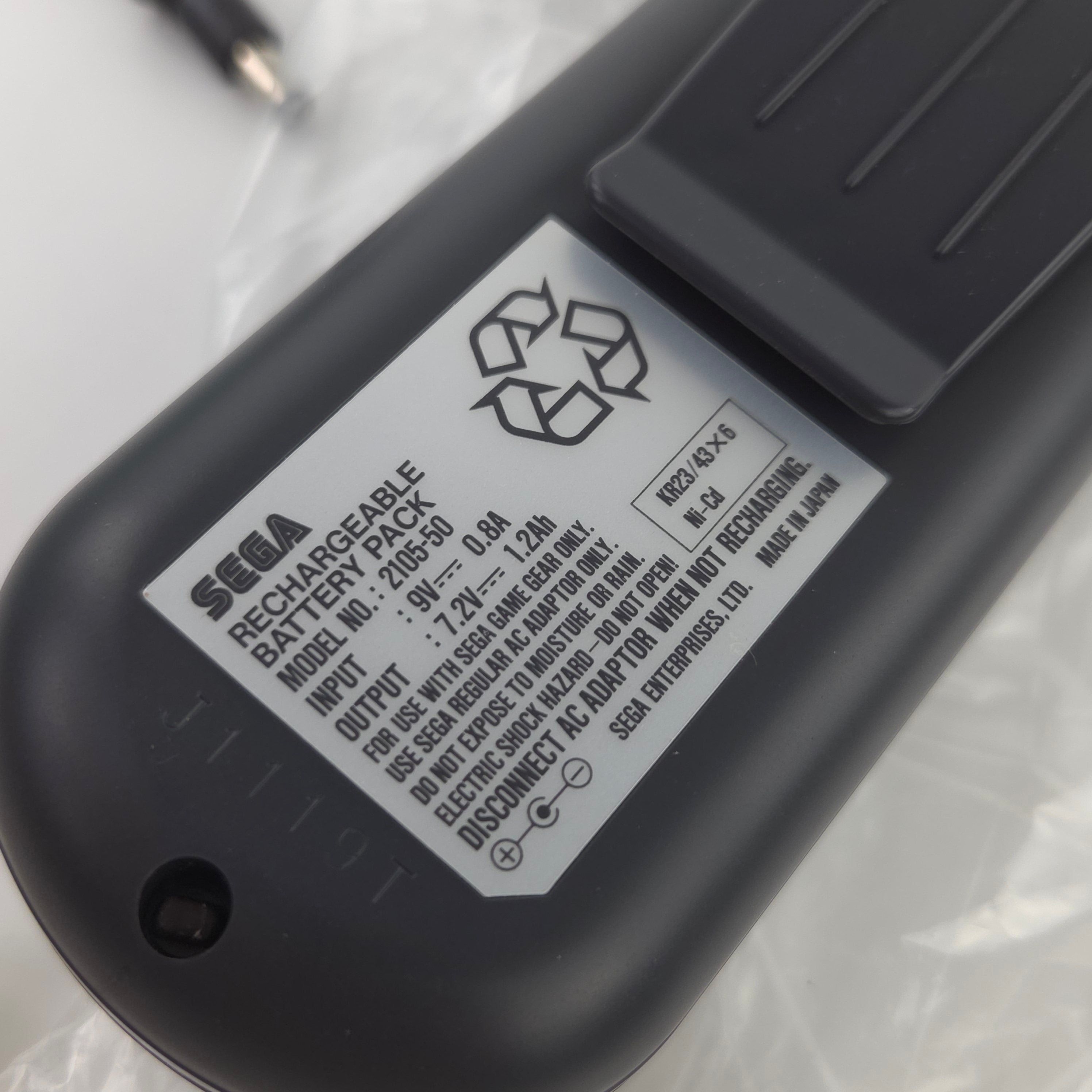 Sega Game Gear Zubehör Battery Pack Neu OVP