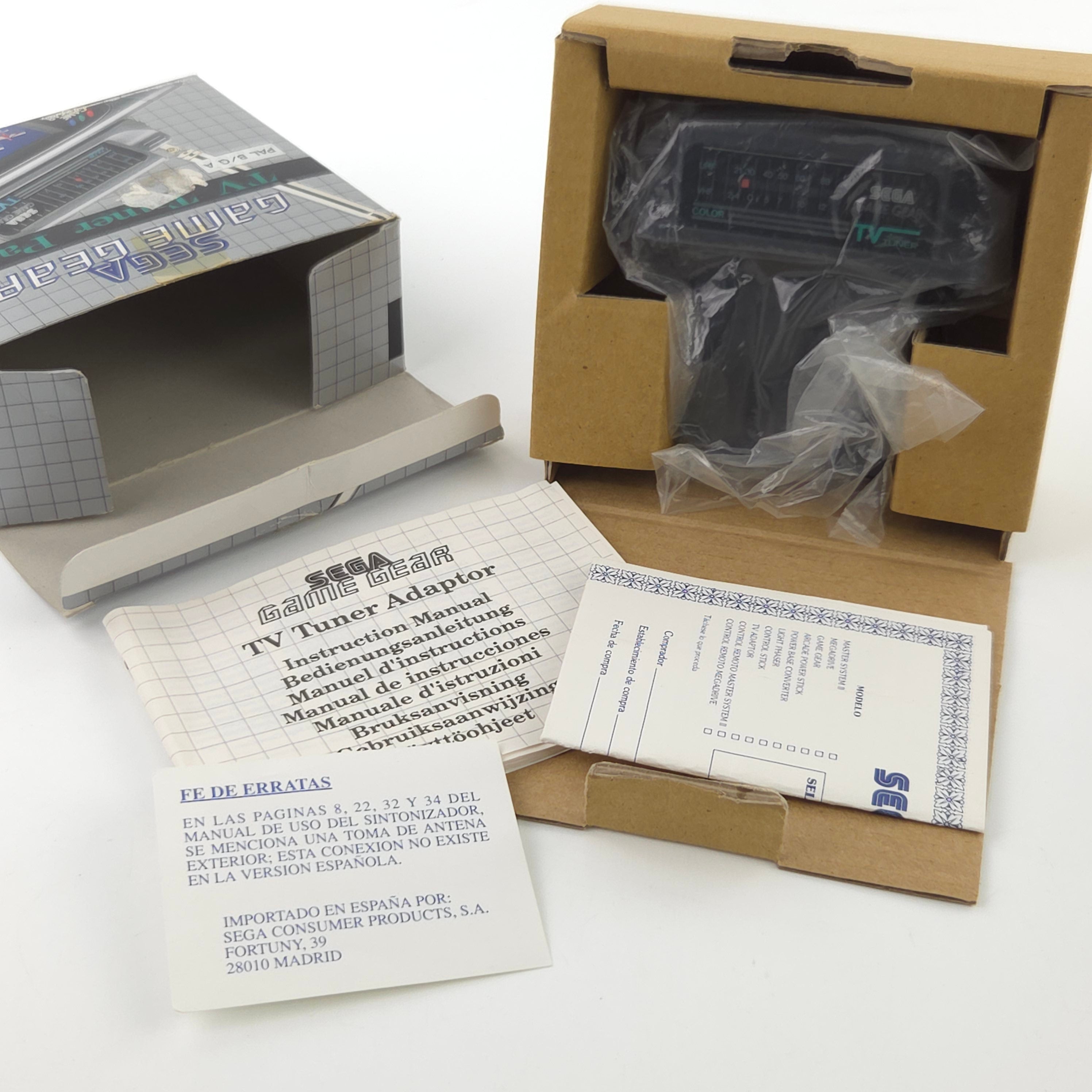 Sega Game Gear Zubehör TV Tuner Pack OVP PAL