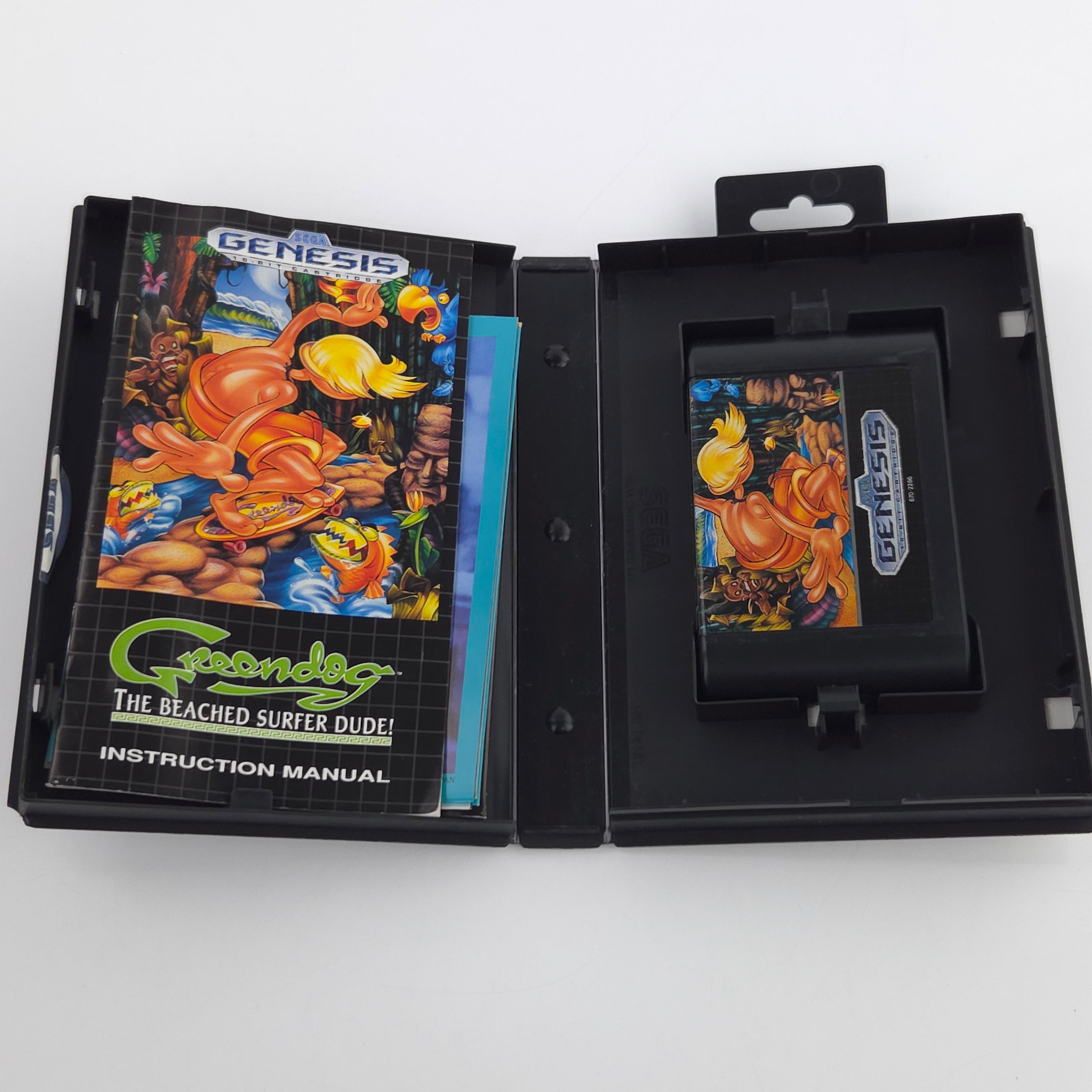 Sega Genesis Spiel Greendog Beached Surfer Dude MD OVP