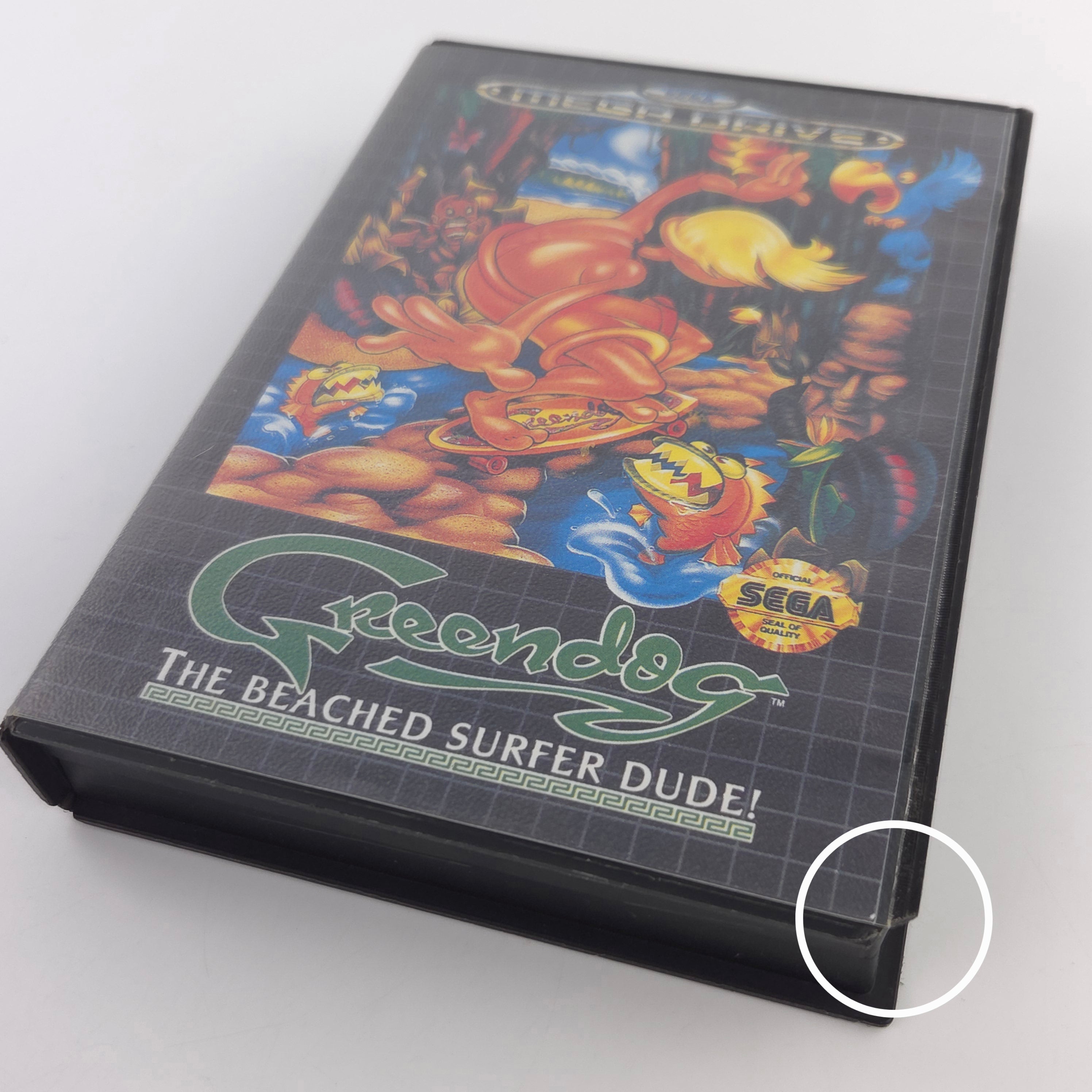 Sega Genesis Spiel Greendog Beached Surfer Dude MD OVP
