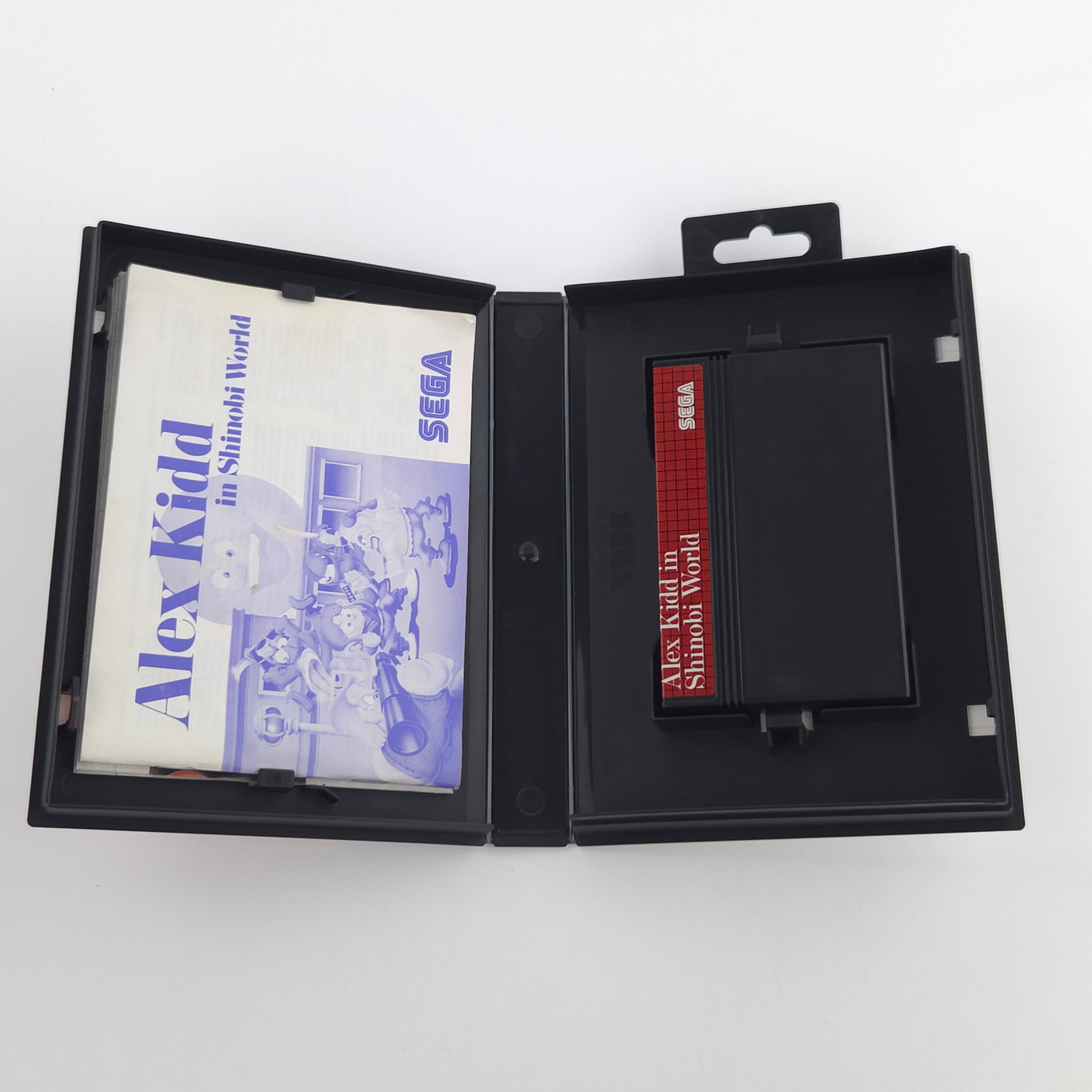 Sega Master System Spiel Alex Kidd Shinobi World OVP PAL