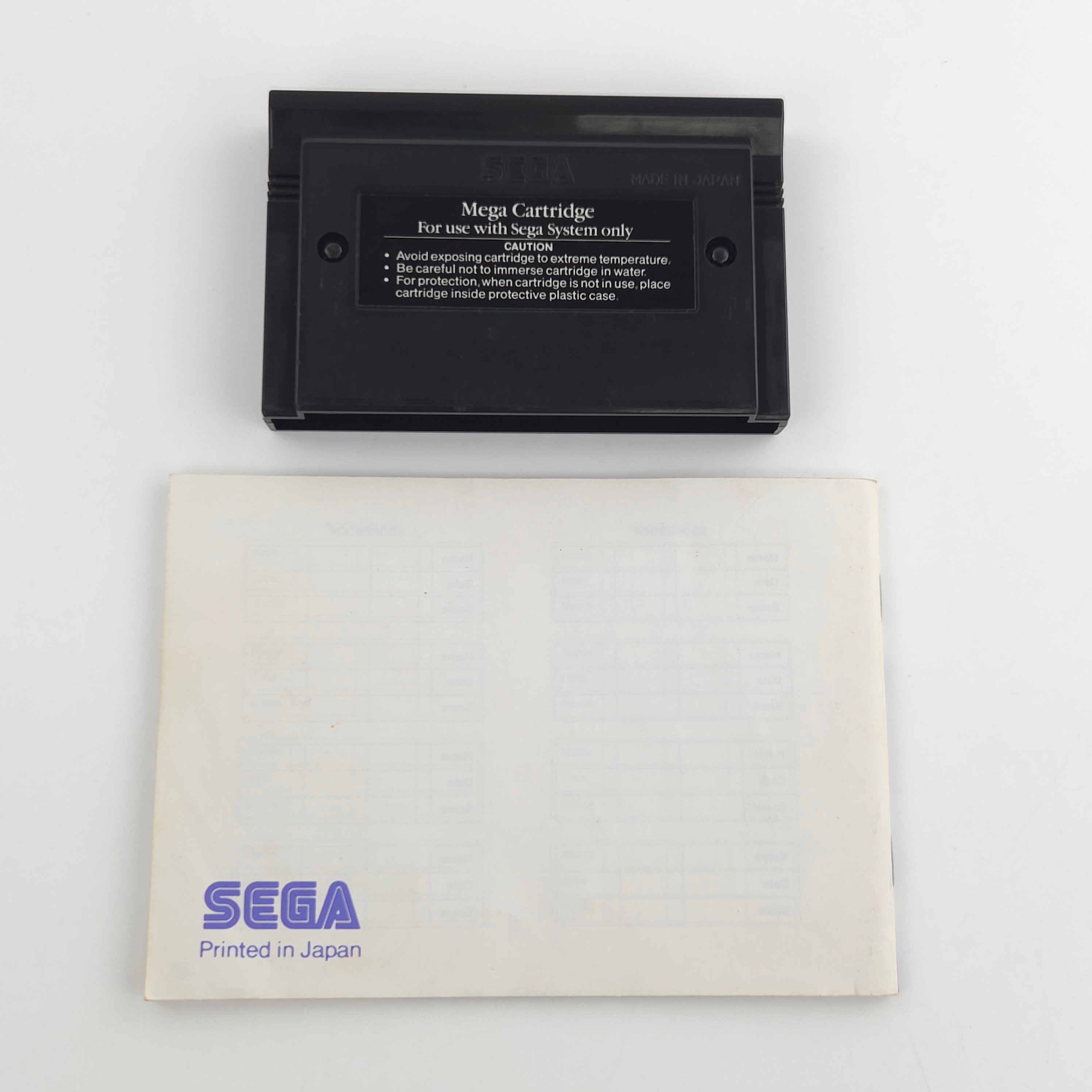 Sega Master System Spiel Alex Kidd Shinobi World OVP PAL
