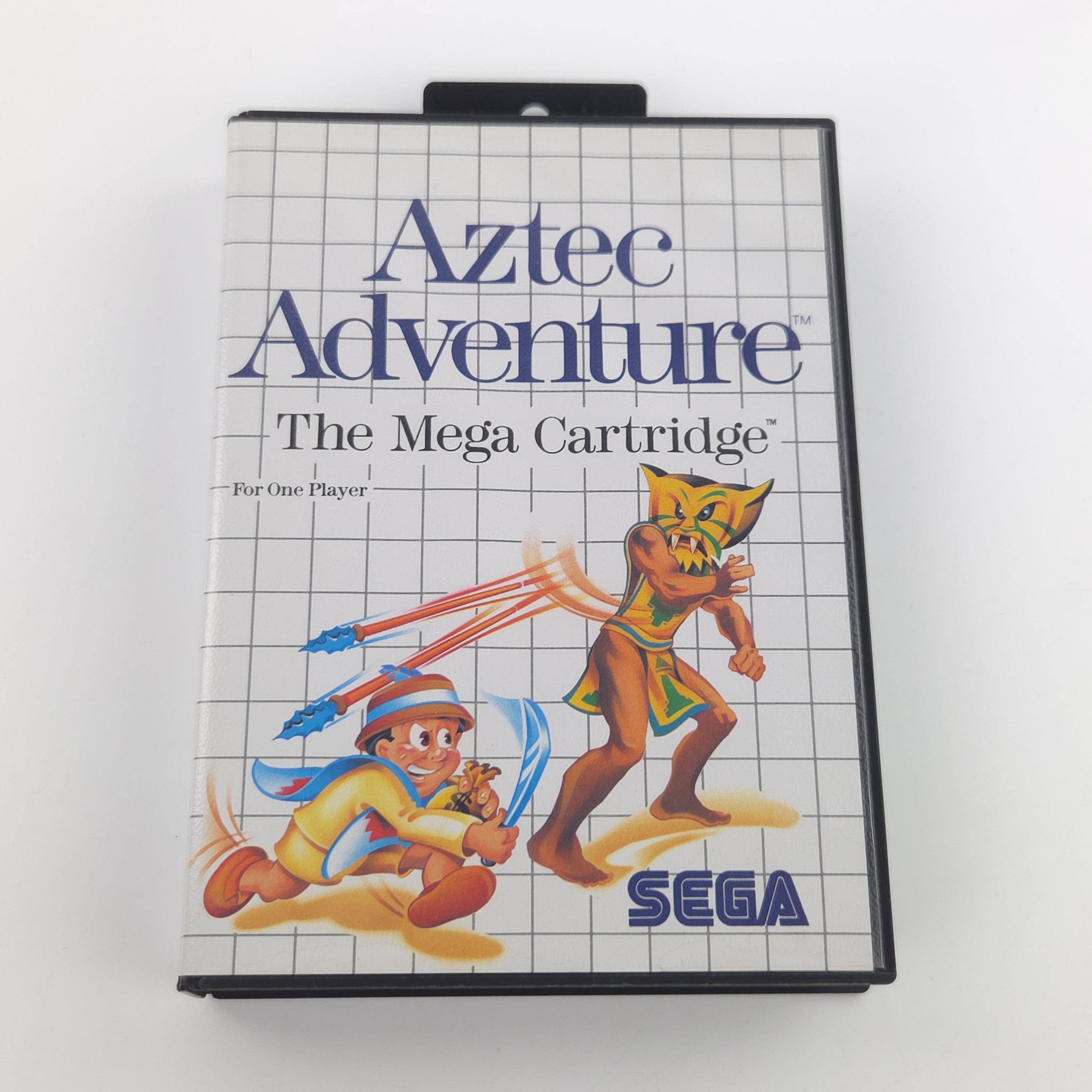 Sega Master System Spiel Aztec Adventure OVP PAL EUR