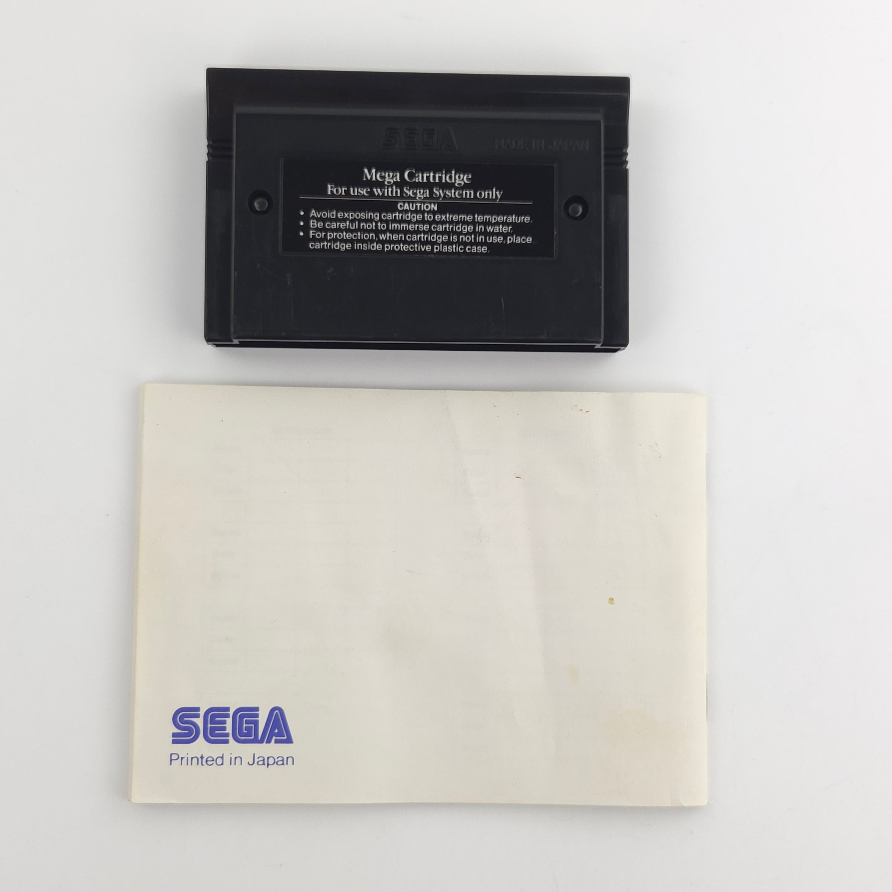Sega Master System Spiel Aztec Adventure OVP PAL EUR