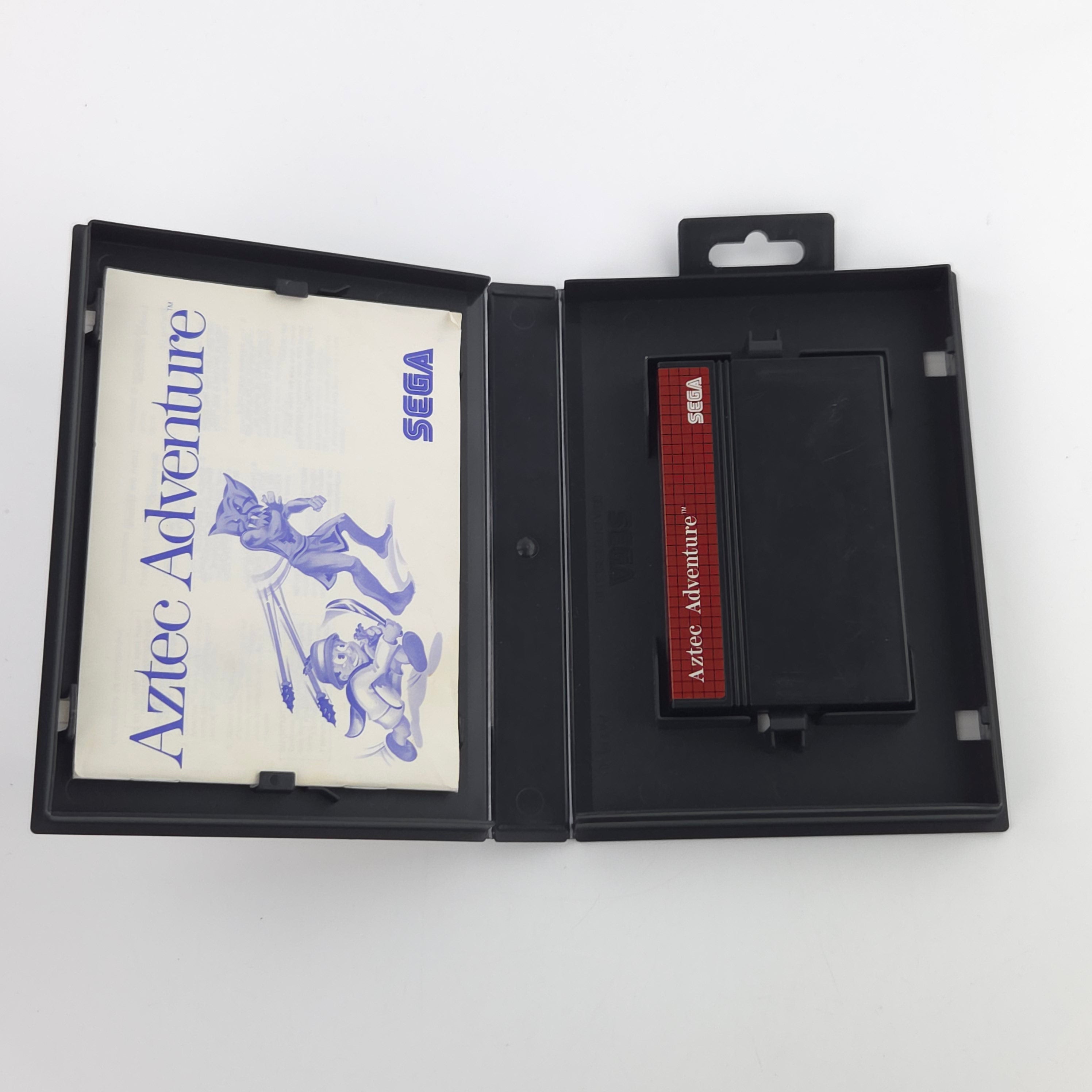 Sega Master System Spiel Aztec Adventure OVP PAL EUR