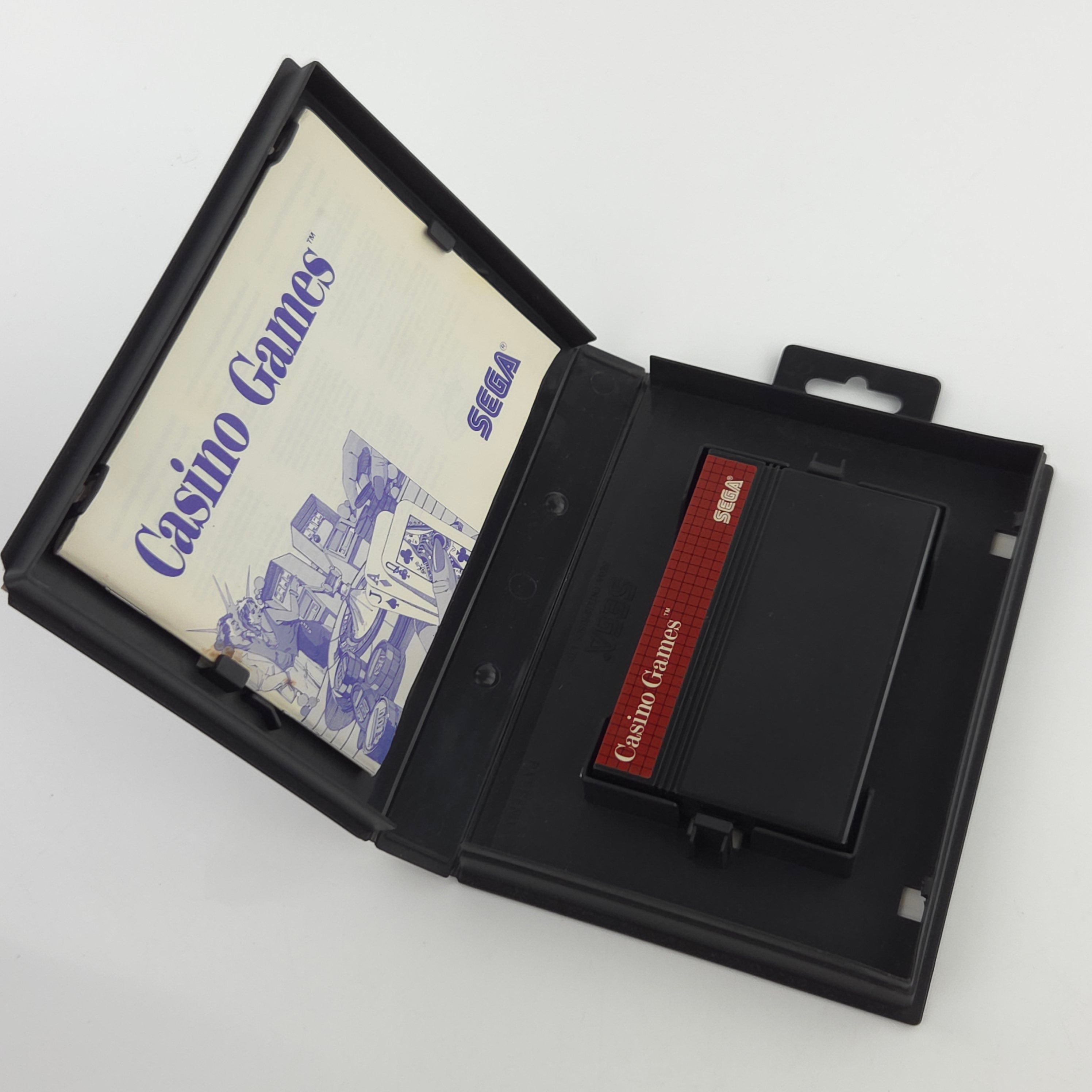 Sega Master System Spiel Casino Games MS Modul OVP PAL