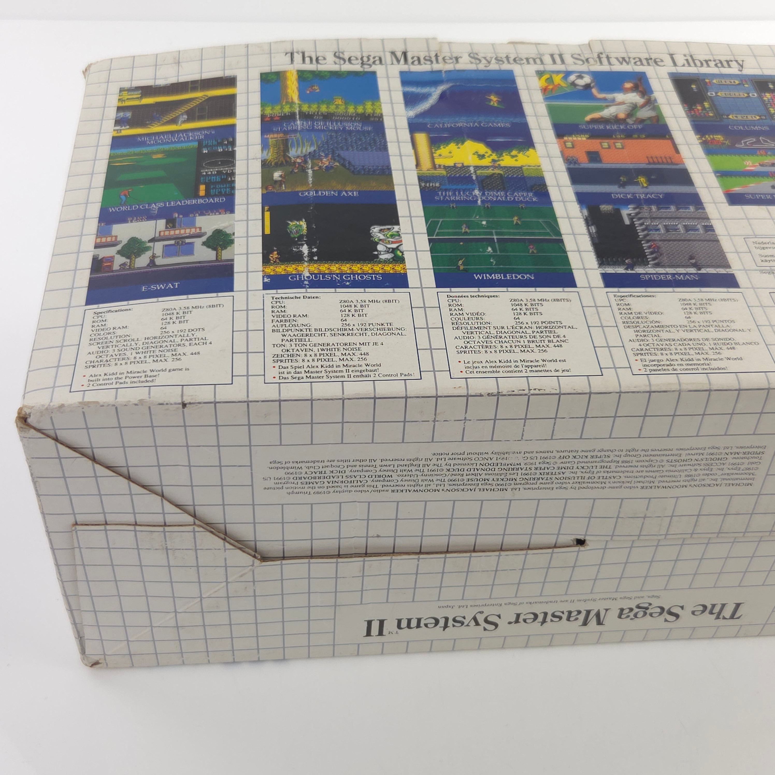 Master System II Konsole Sonic Bundle Set OVP PAL EUR