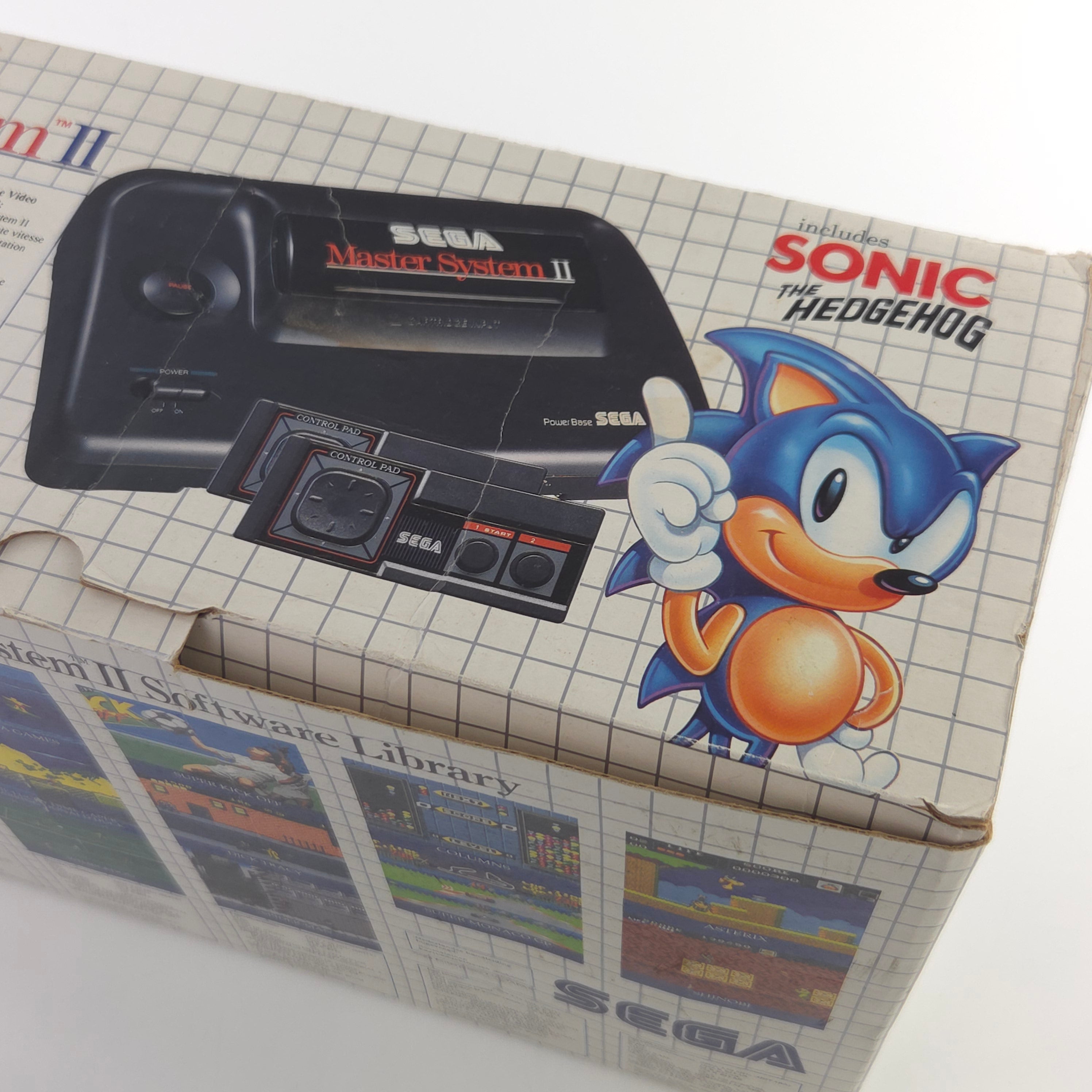 Master System II Konsole Sonic Bundle Set OVP PAL EUR
