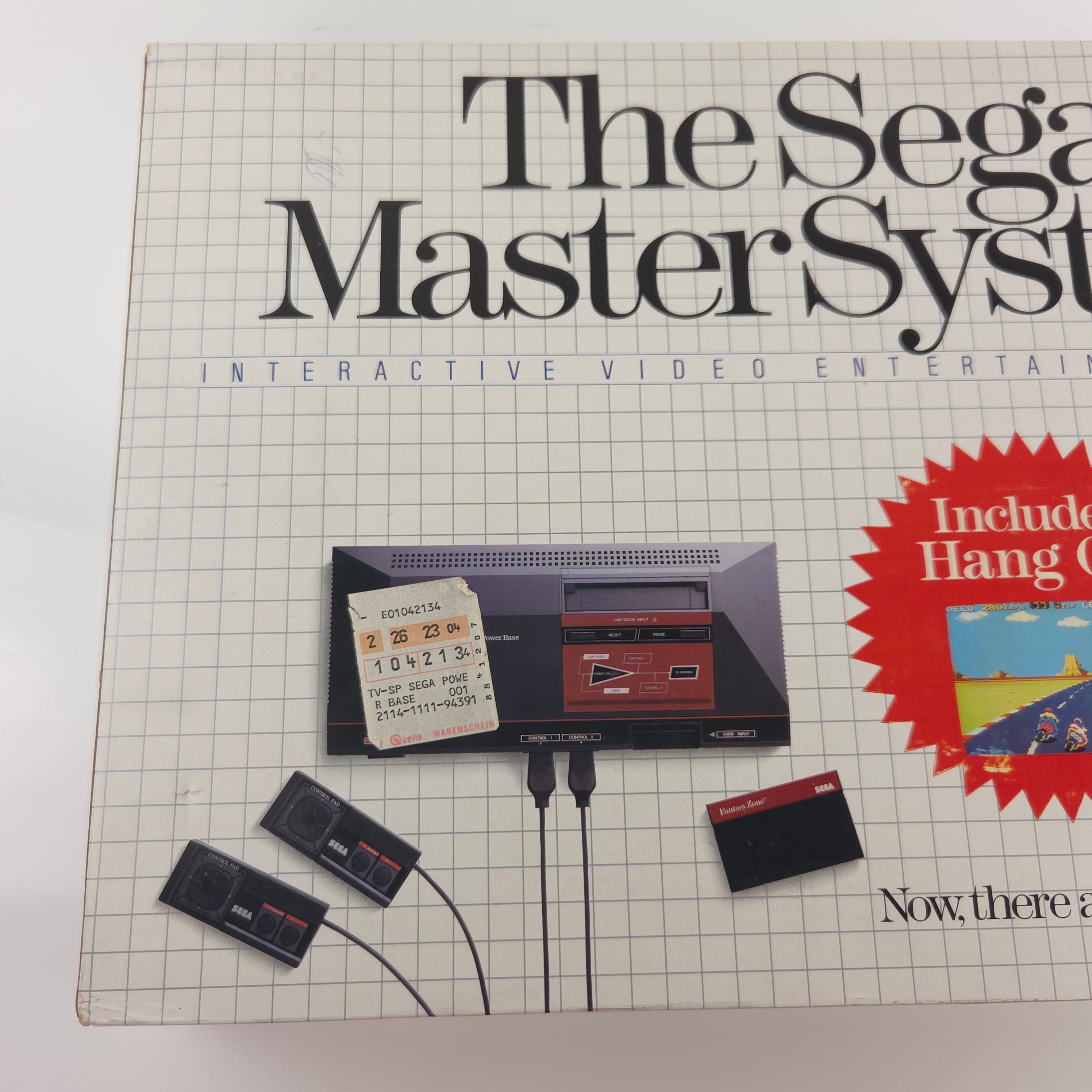 Sega Master System Konsole Hang On OVP PAL teils neuwertig