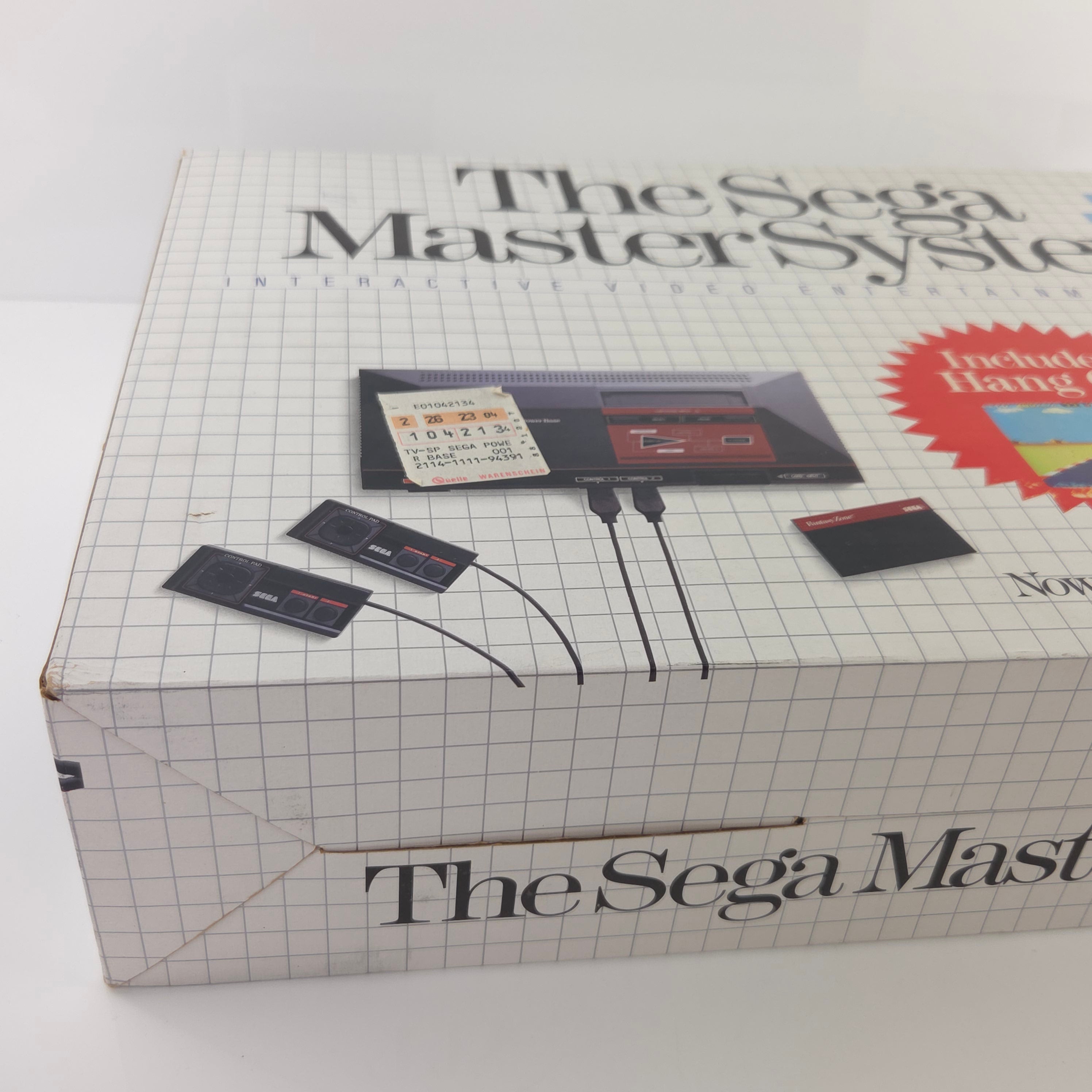 Sega Master System Konsole Hang On OVP PAL teils neuwertig