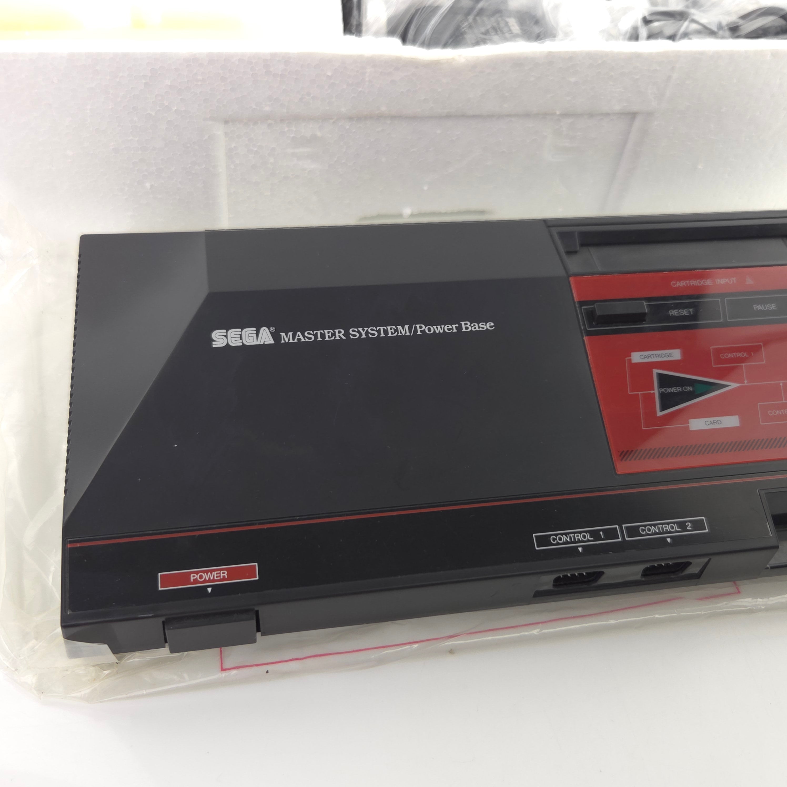 Sega Master System Konsole Hang On OVP PAL teils neuwertig