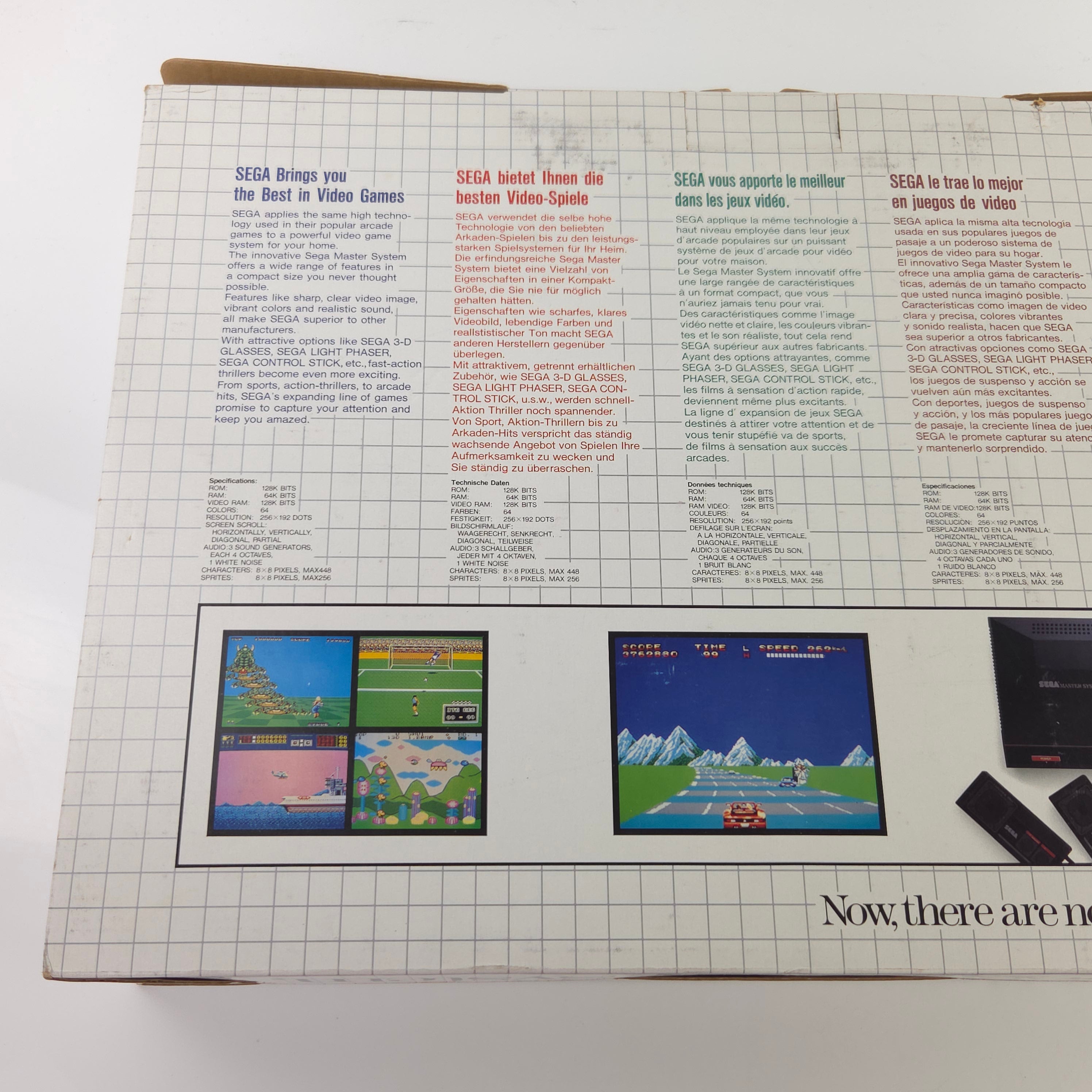 Sega Master System Konsole Hang On OVP PAL teils neuwertig