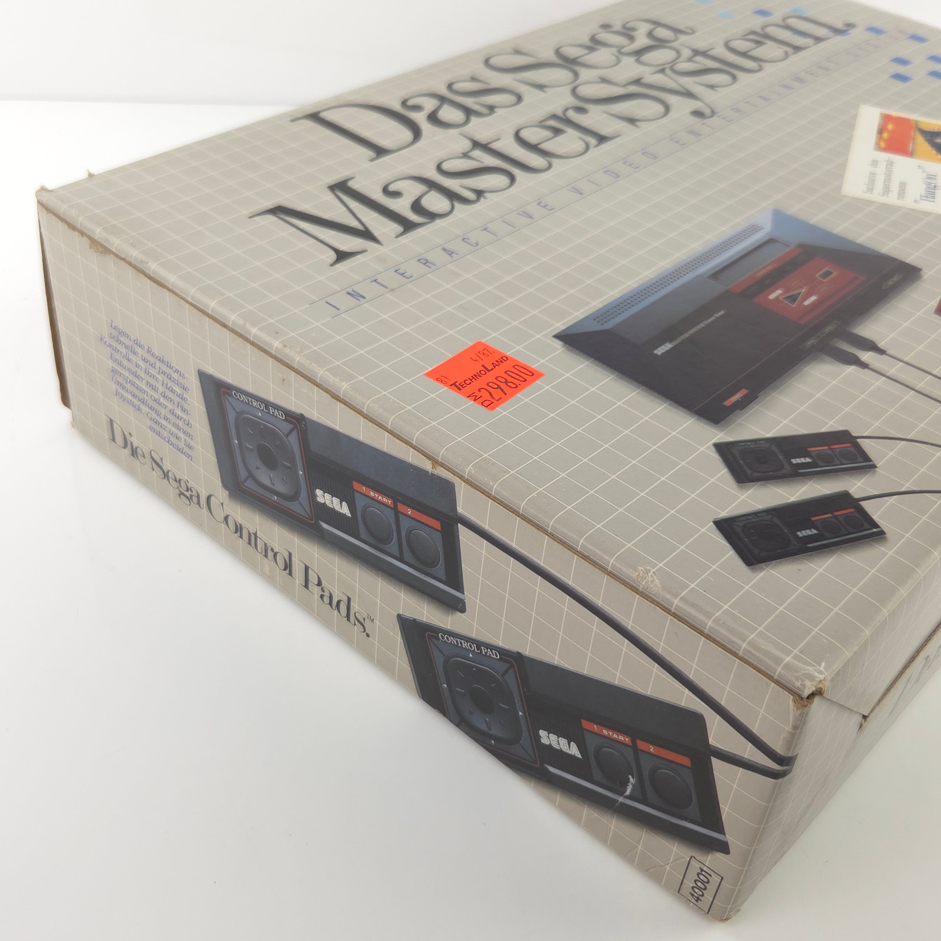 Sega Master System Konsole OVP Hang On PAL