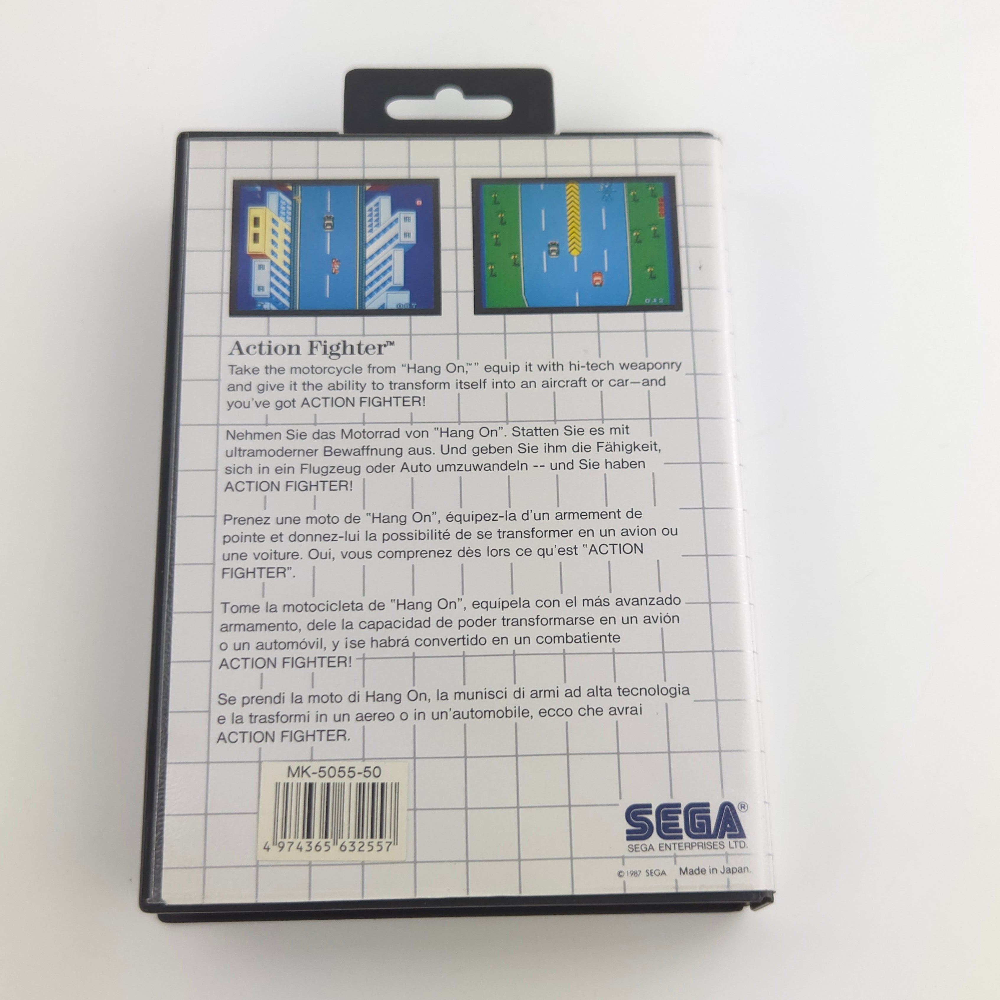 Sega Master System Spiel – Action Fighter OVP PAL Modul
