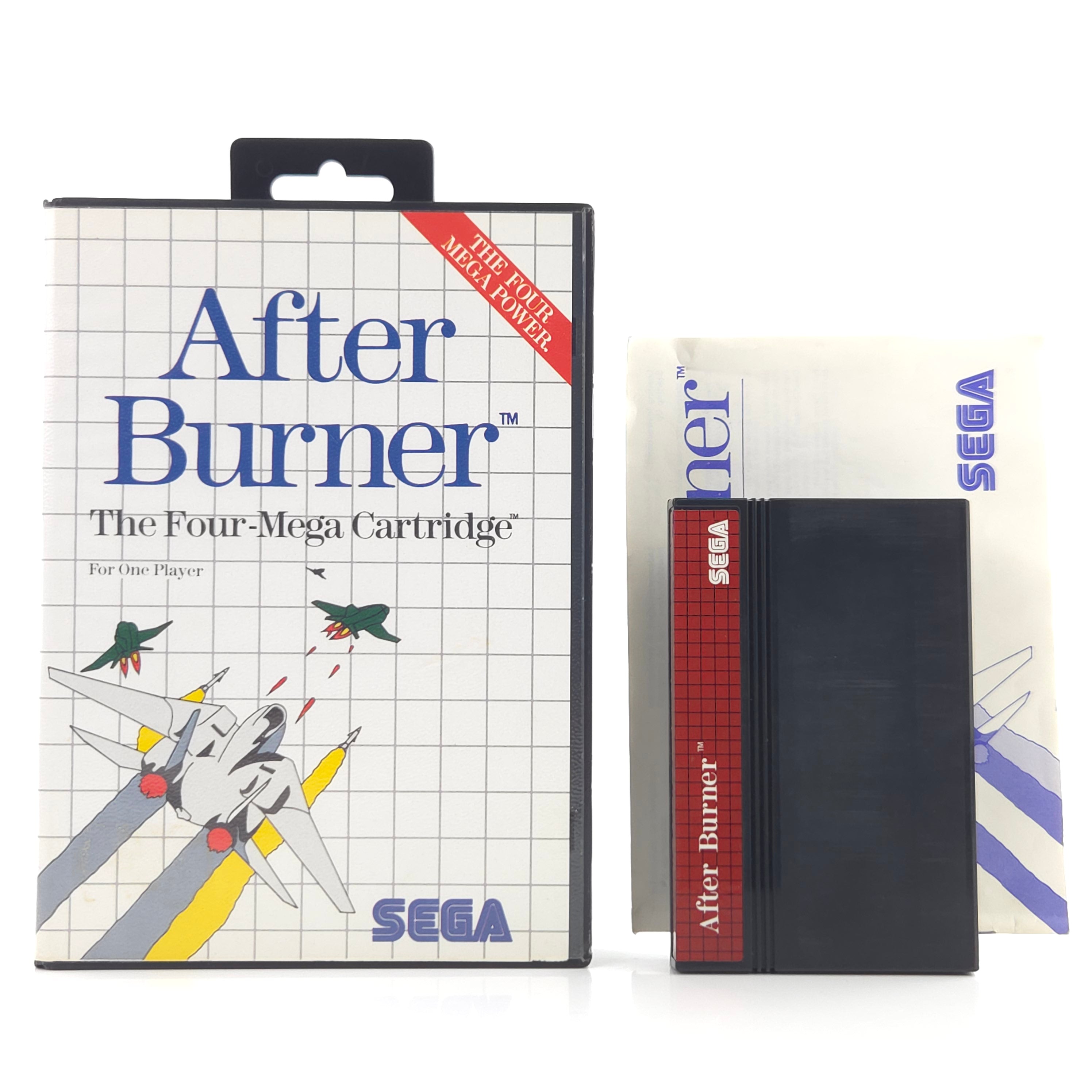 Sega Master System Spiel After Burner Modul OVP PAL
