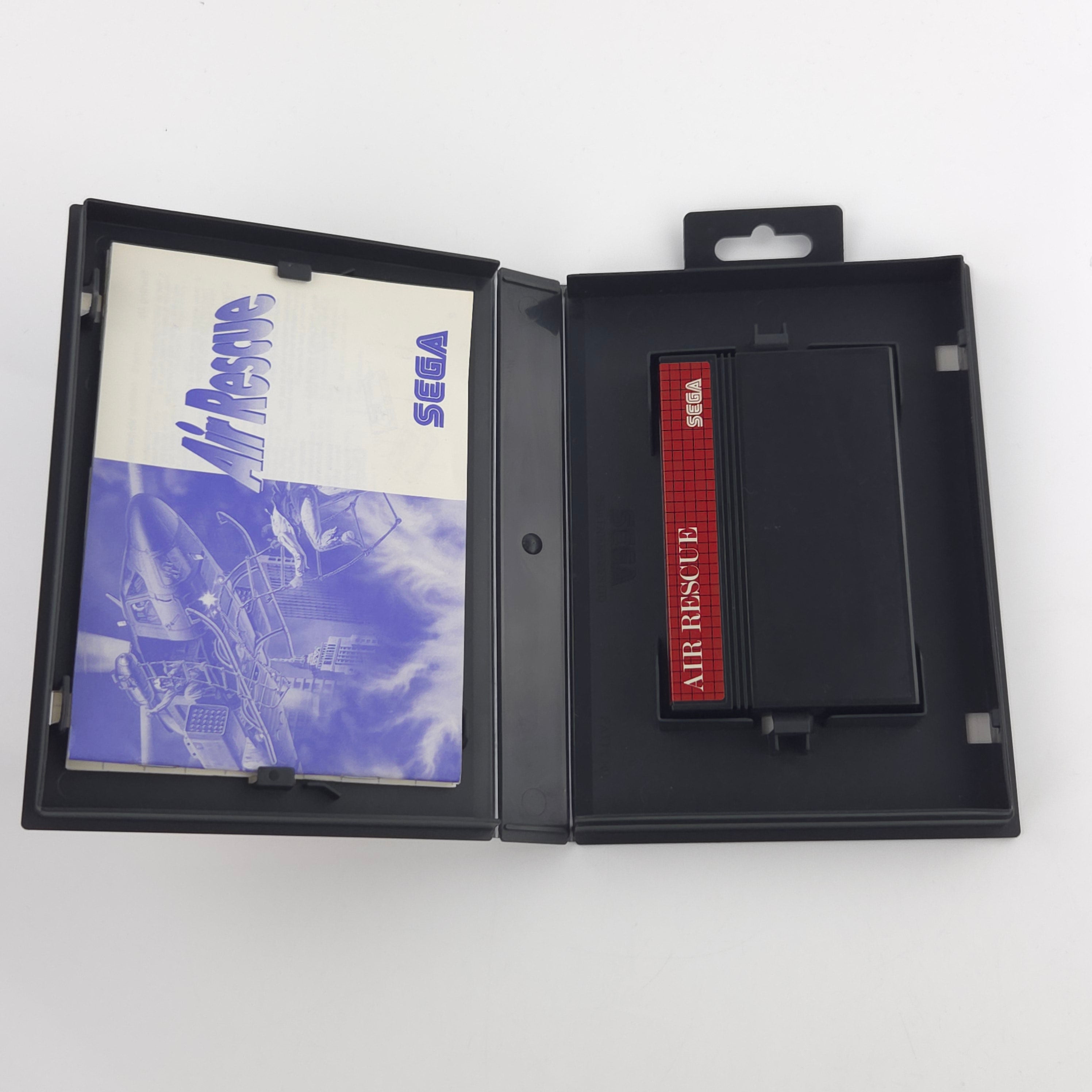 Sega Master System Spiel Air Rescue Modul Anleitung OVP