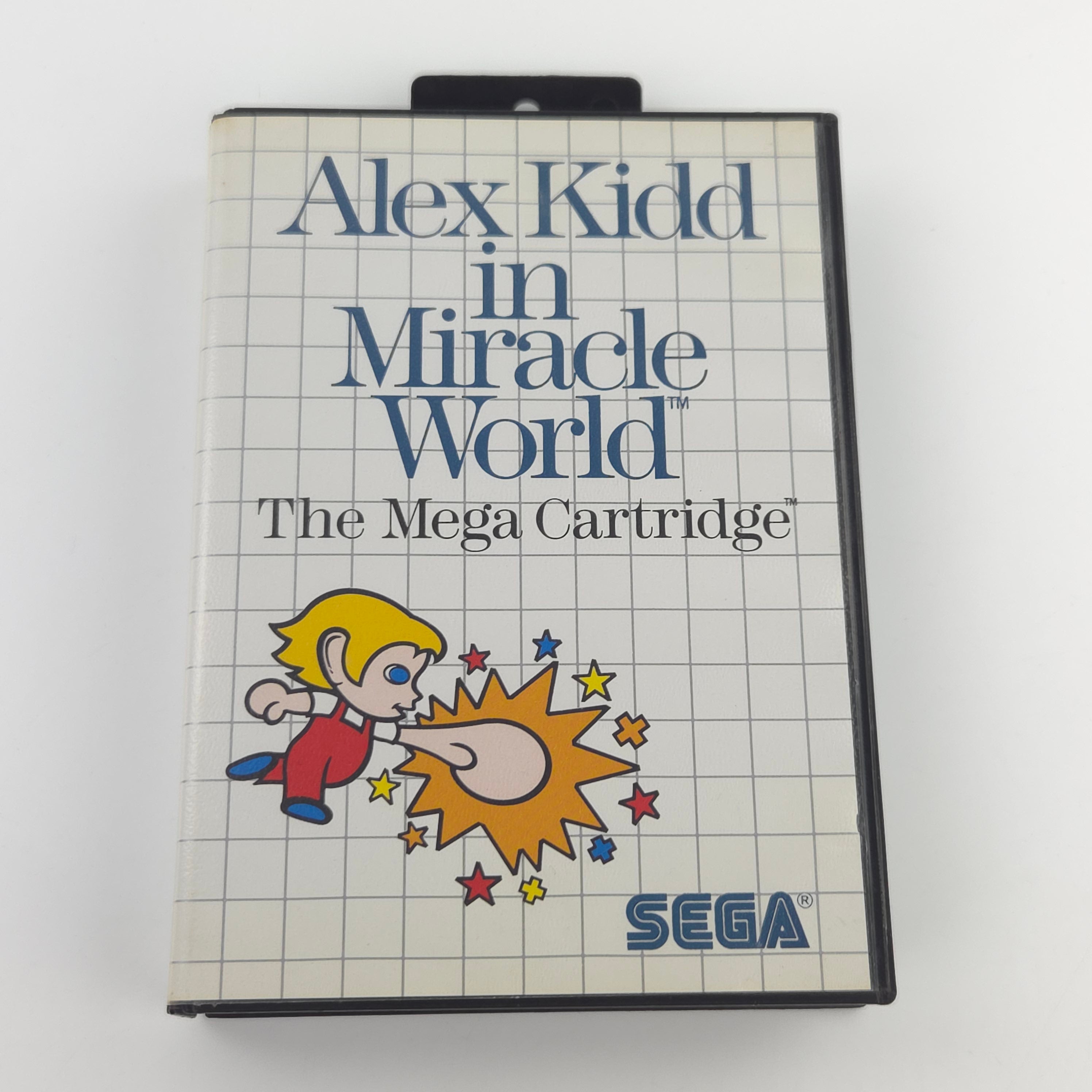 Sega Master System Spiel Alex Kidd Miracle World OVP PAL
